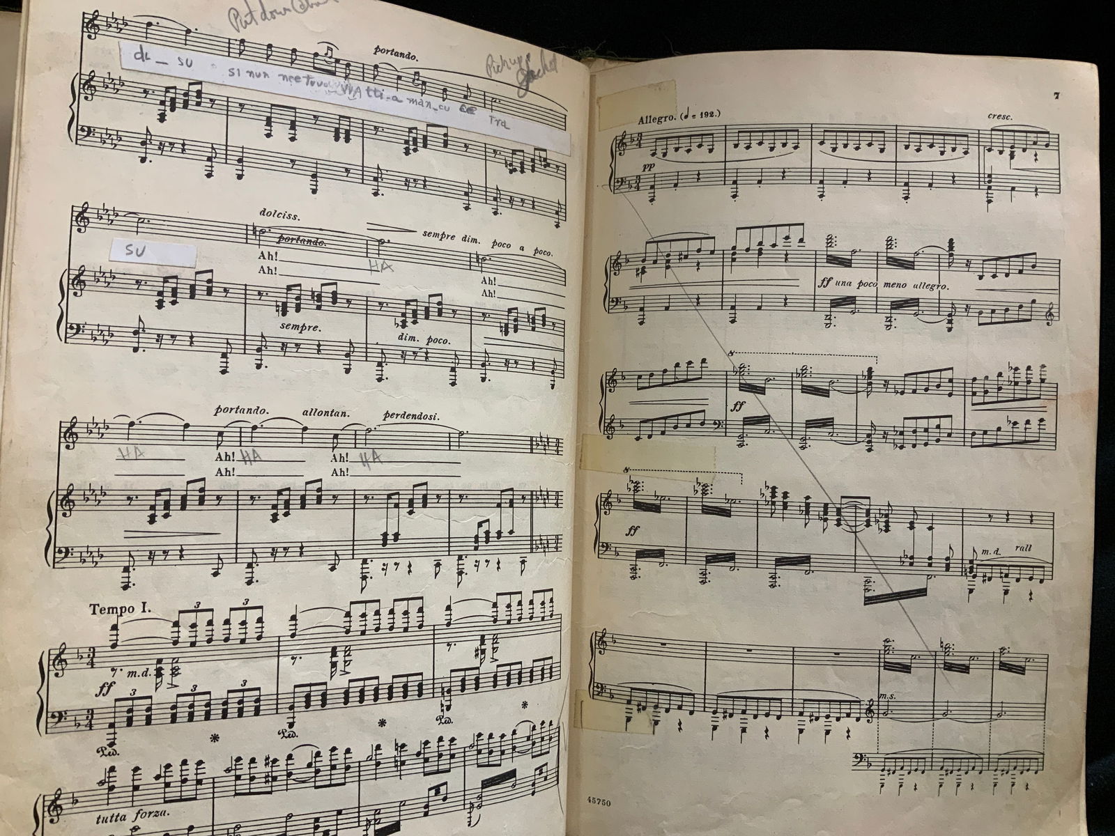 1963 Cavalleria Rusticana Opera Act Bk MASCAGNI (1 of 6)