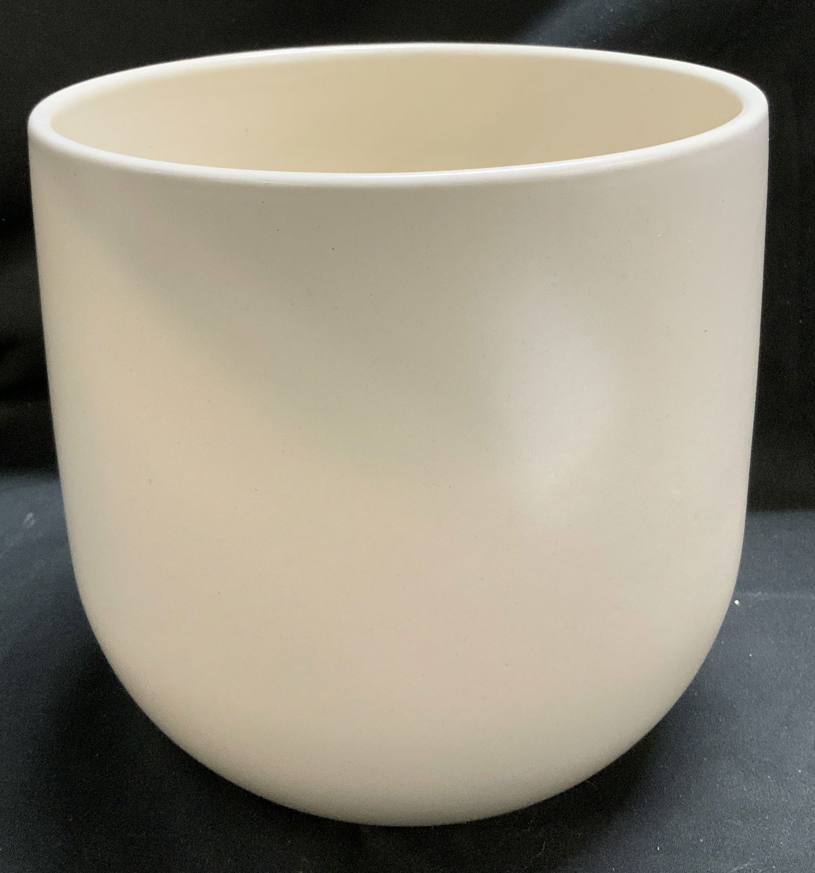 The Sill Round Cream Ceramic Planter (1 of 6)