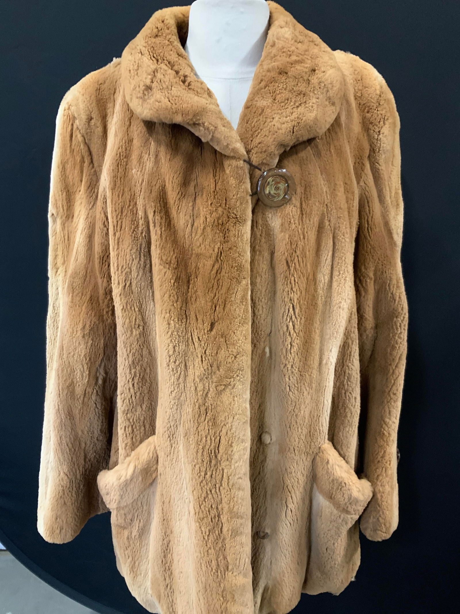 Vintage Sheared Fur Jacket, Canada (1 of 18)
