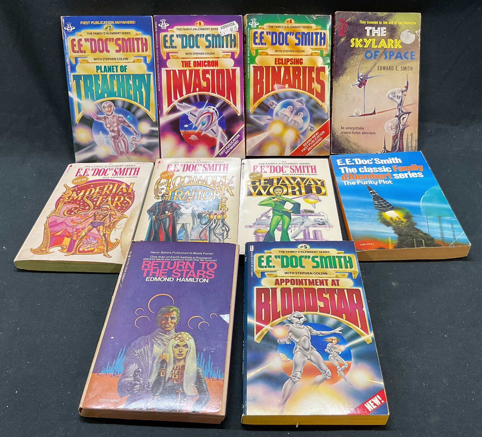 Lot 10 Sci Fi Books E.E. Doc Smith+ 1950s-1980s (1 of 19)
