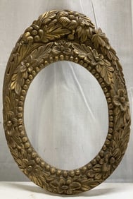Vtg Rococo Style Carved Gilt Wood Frame