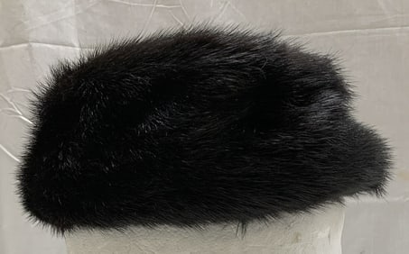 Vntg Jay Thorpe Fur Turban Style Hat NY