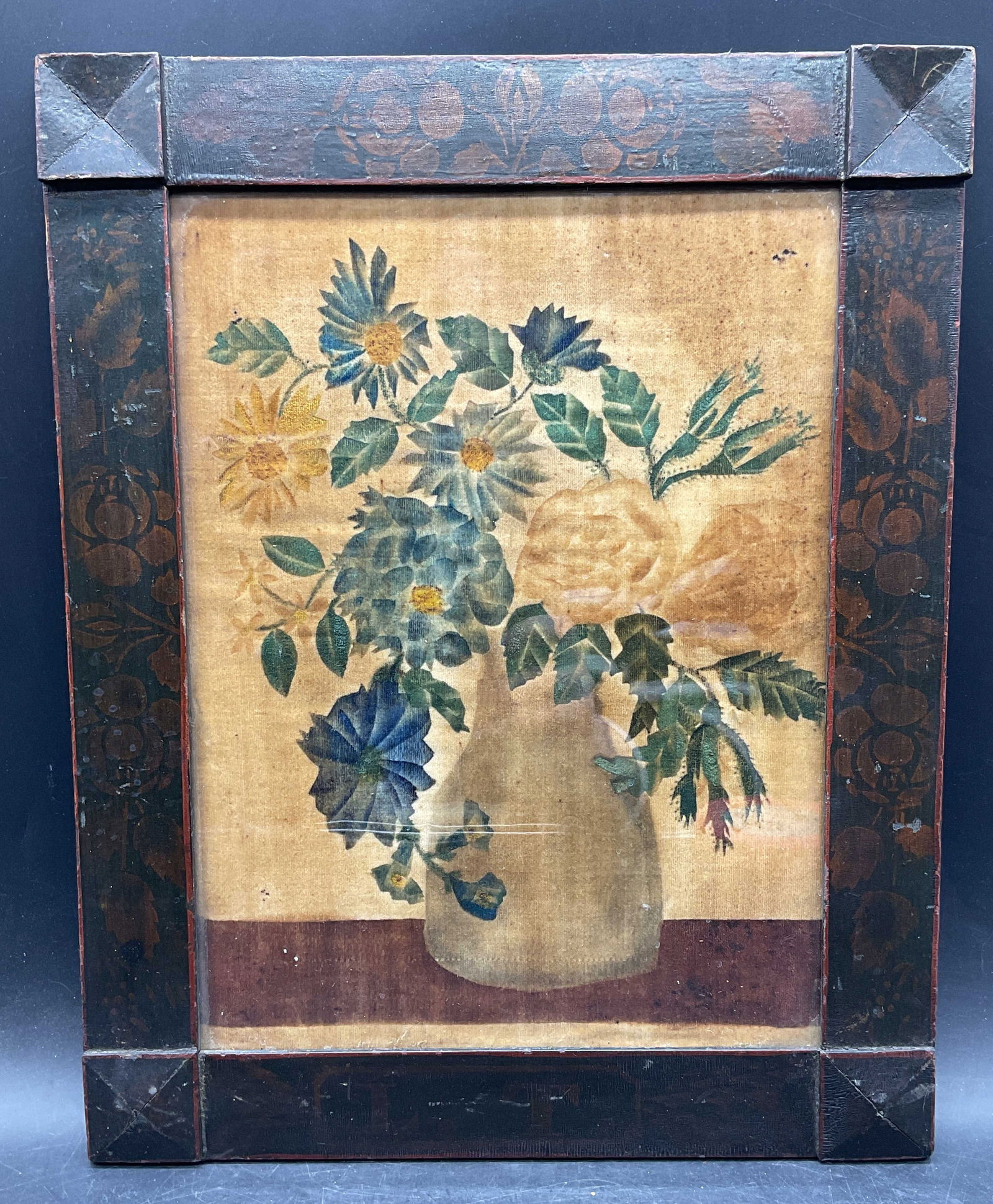 Framed Antique Still Life Theorem Painting (1 of 6)