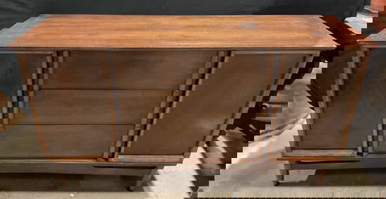 Vintage Mid Century Modern Wood Sideboard