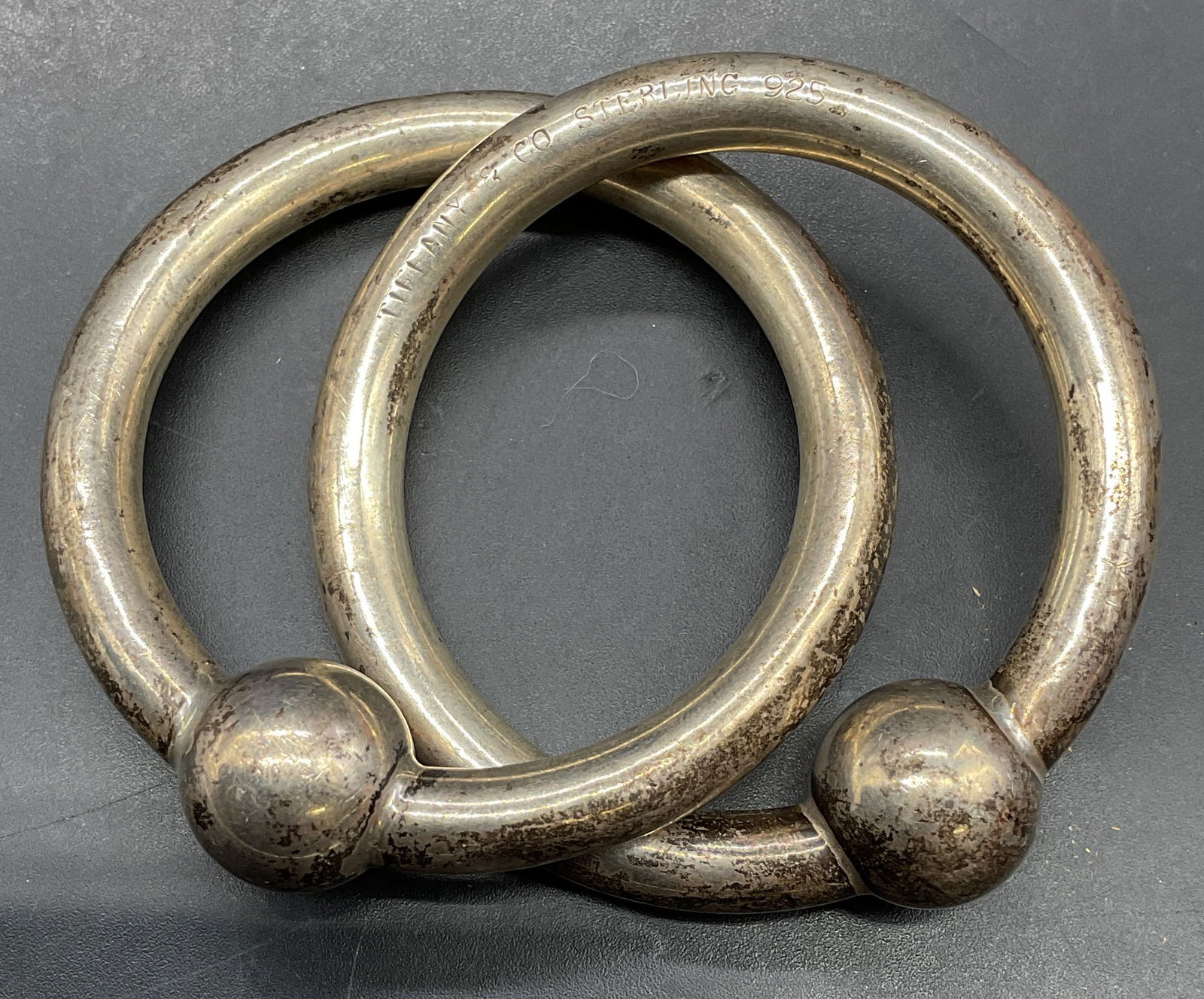 Tiffany & Co Sterling Silver Teething Ring Rattle (1 of 6)