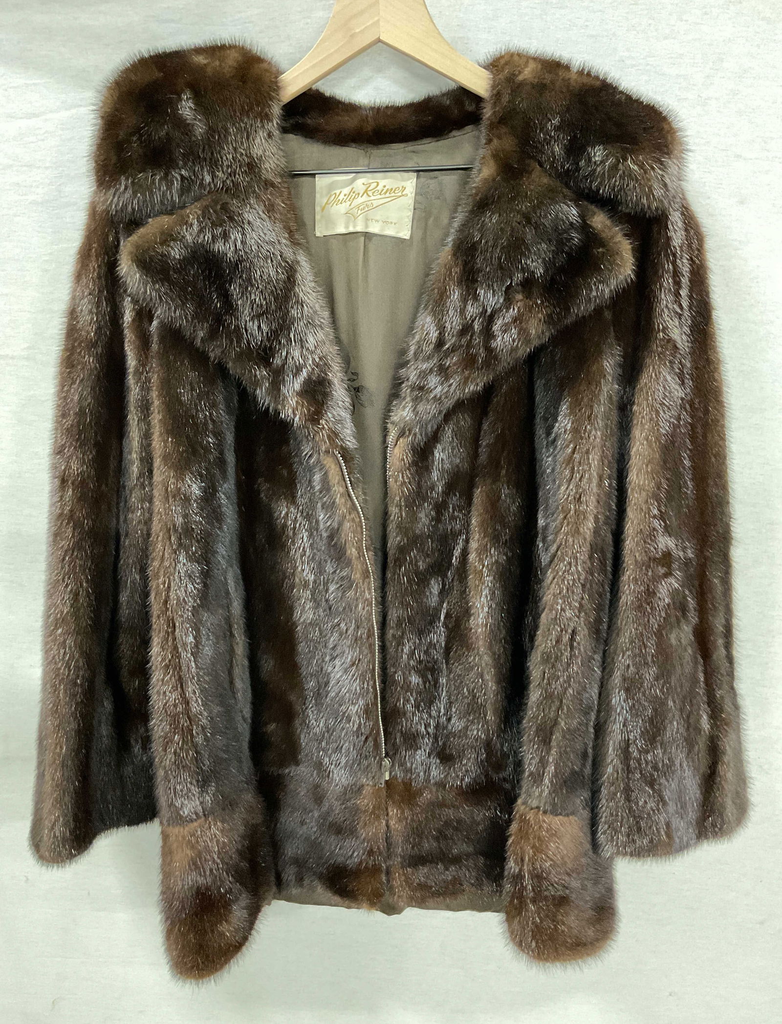 Philip Reiner Brown Mink Fur Jacket (1 of 11)