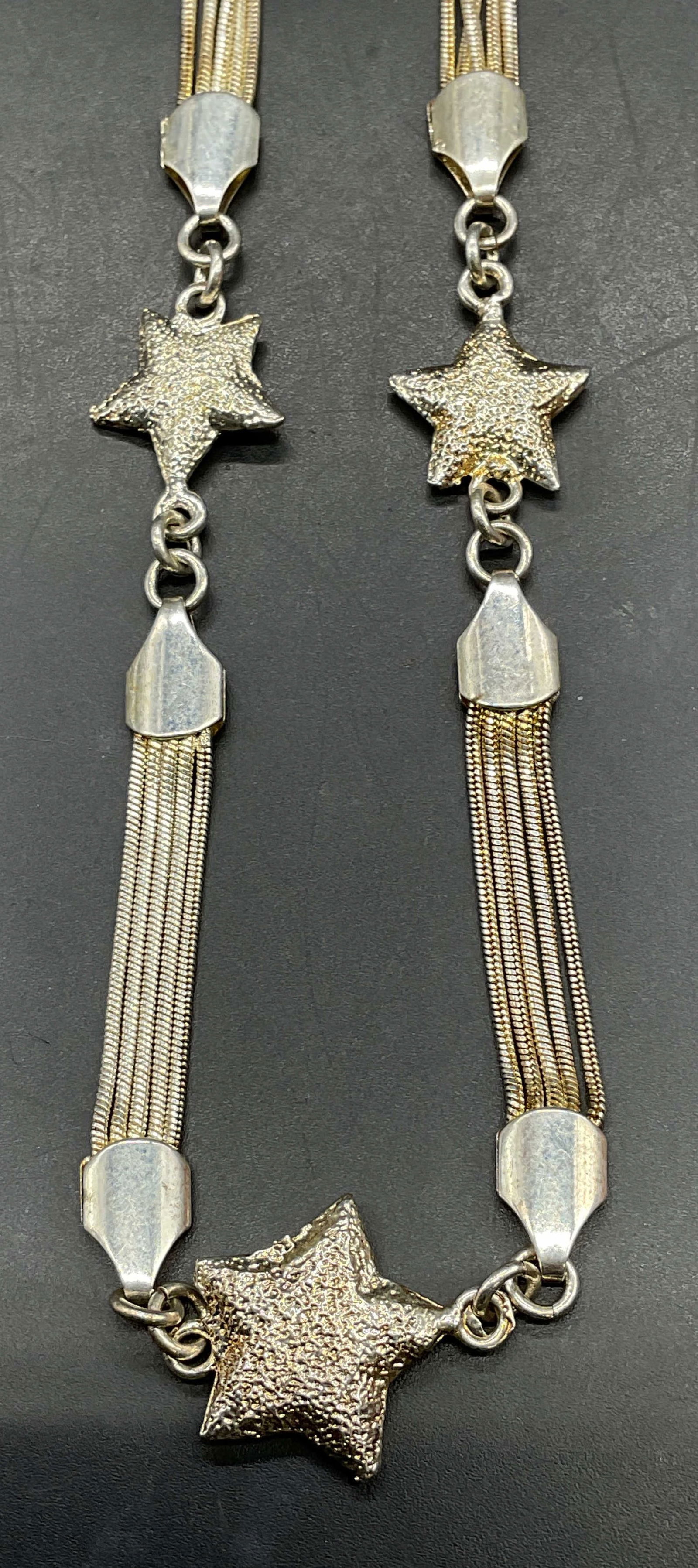 Sterling Silver Multi Chain Star Necklace (1 of 6)