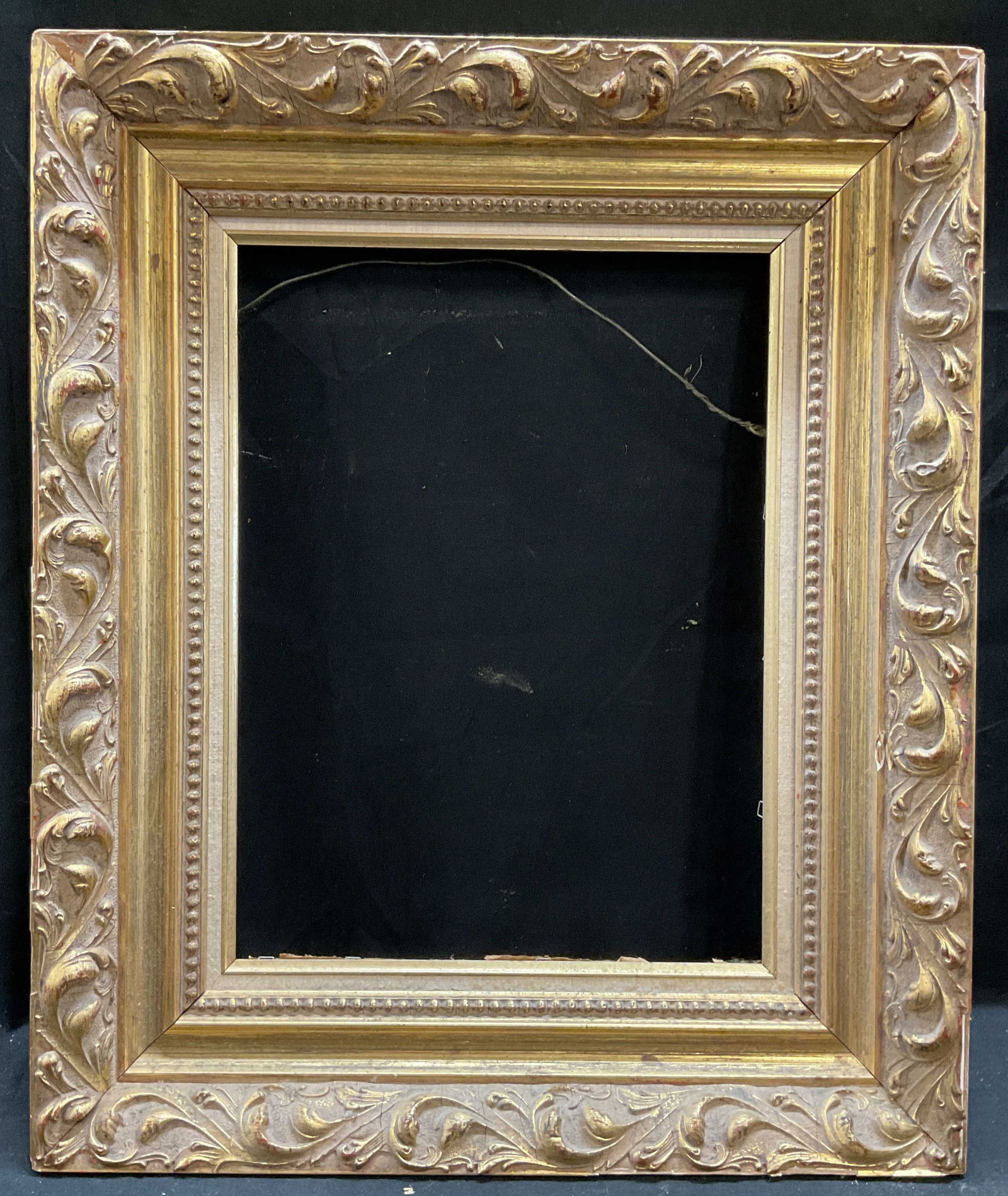 Ornate Scroll Gilt Wood Art Picture Frame 23x19 (1 of 6)