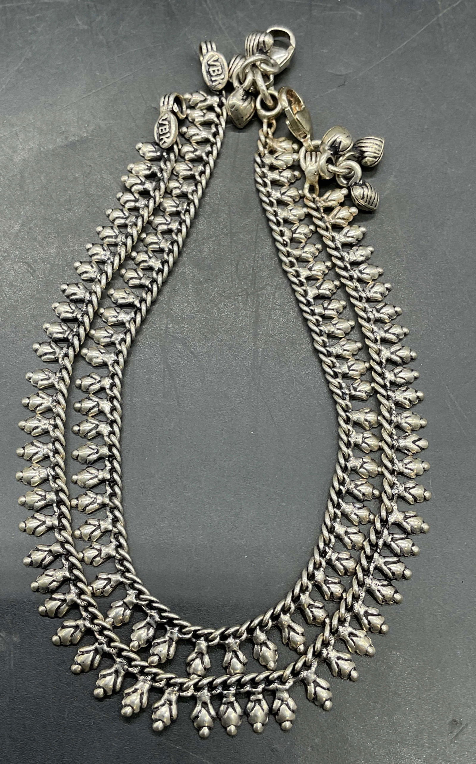 Pair VBK Sterling Silver Chain Bracelets (1 of 6)