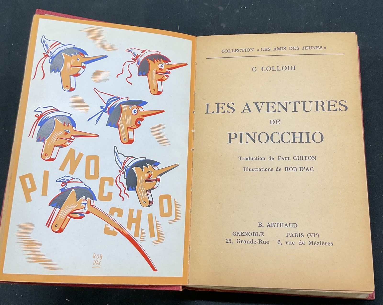 Les Adventures De Pinocchio Collodi 1941 Illustr (1 of 10)