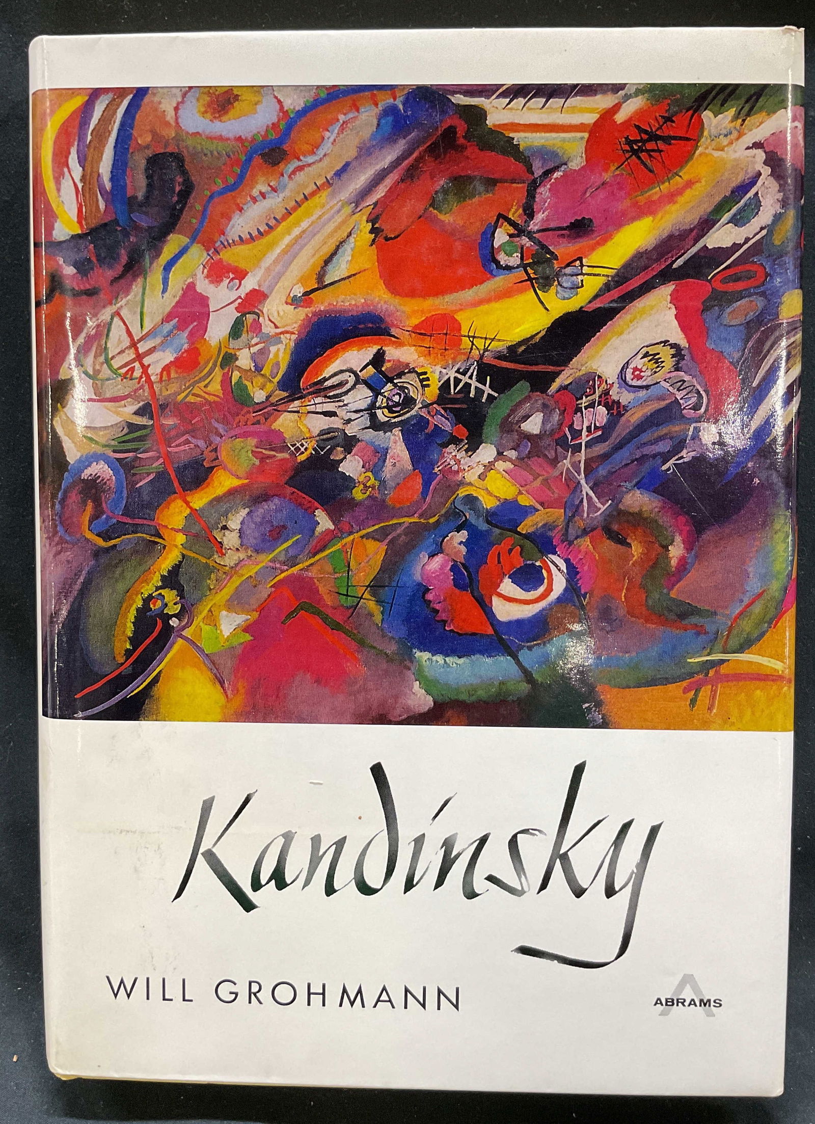 Kandinsky Life&Work Book Illustr Will Grohmann 1958: Wassily Kandinsky Life and Work by Will Grohmann. Published by Harry N. Abrams Inc., 1958. Hard cover book with illustrated book jacket. Book includes illustrations. Measures approx 9 x 12 inches. Sur