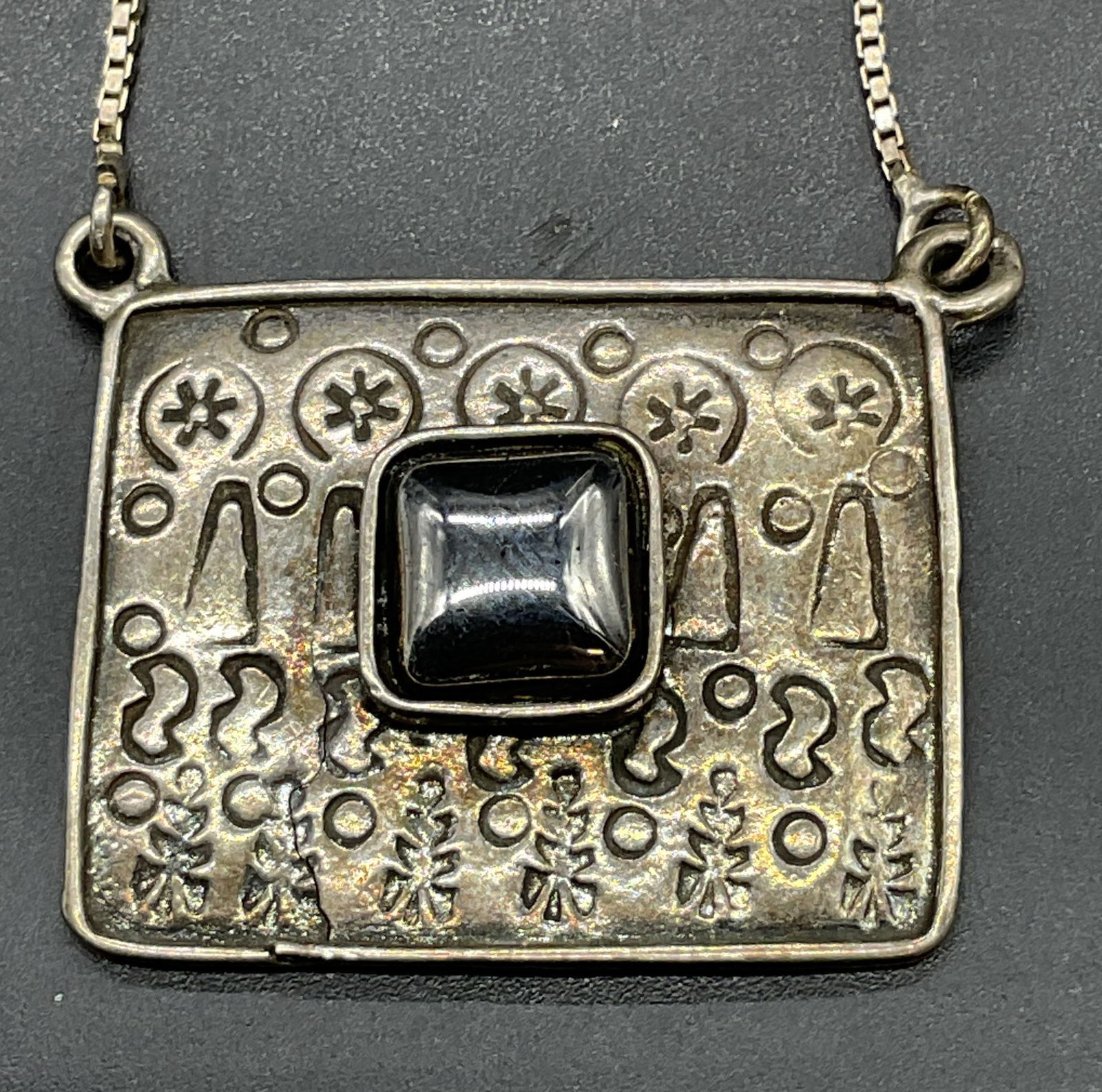Vintage Sterling Silver Pendant Necklace (1 of 6)