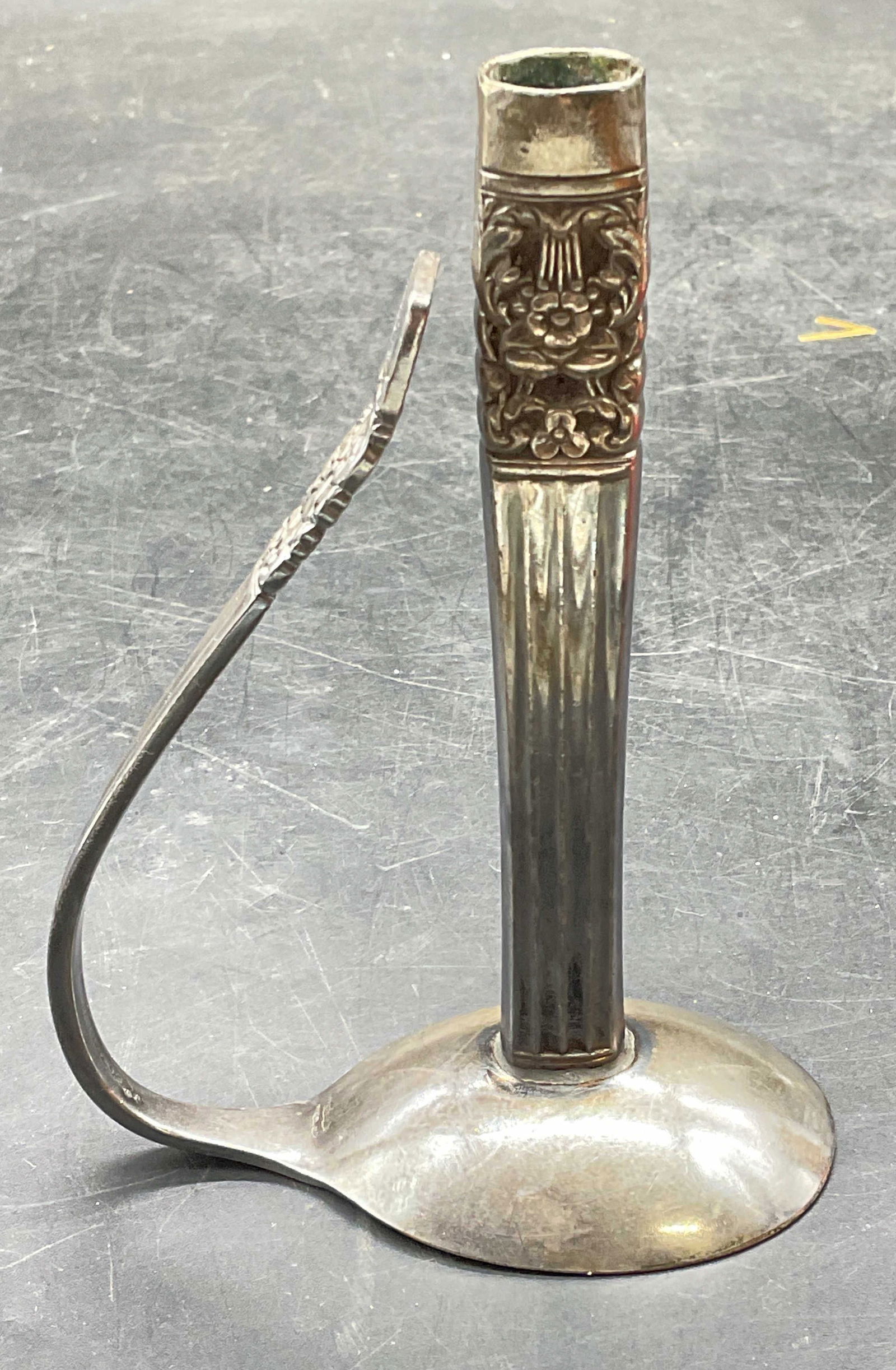 Handmade Community silver Pl Spoon Bud Vase (1 of 7)