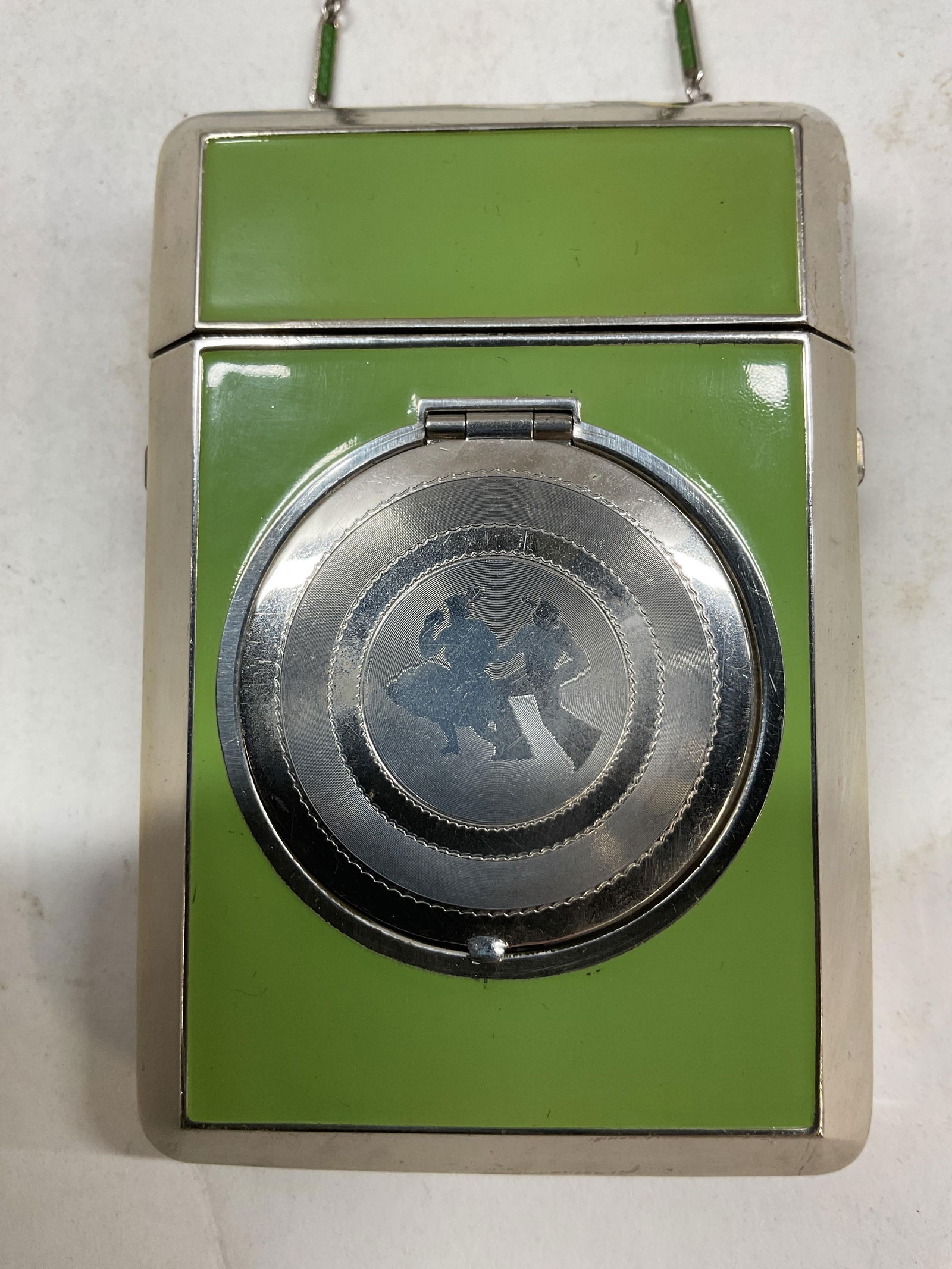 Terri Metal Compact Makeup Case W Pouch (1 of 15)