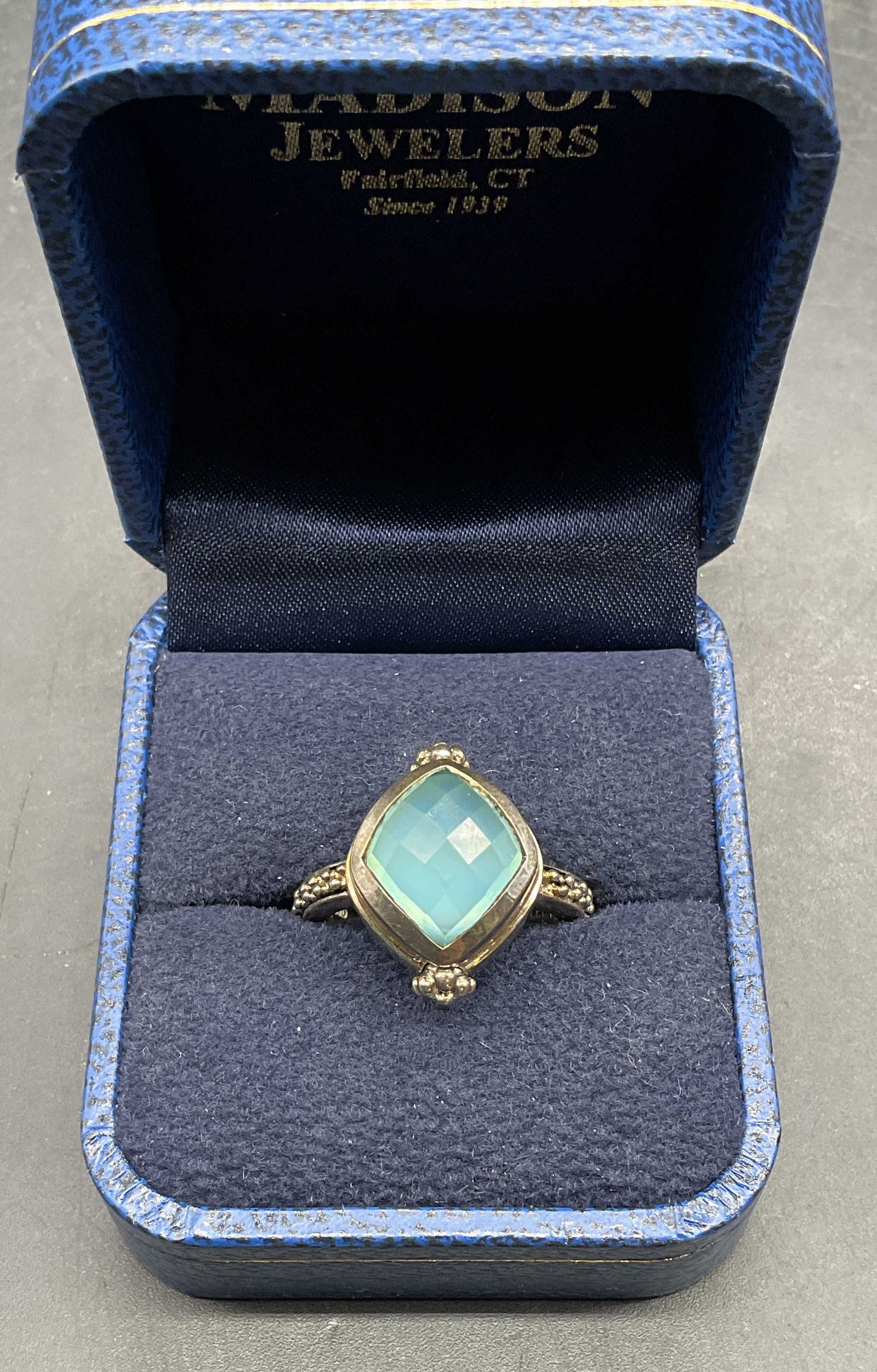 Michael Dawkins Sterling Silver Topaz Ring (1 of 7)