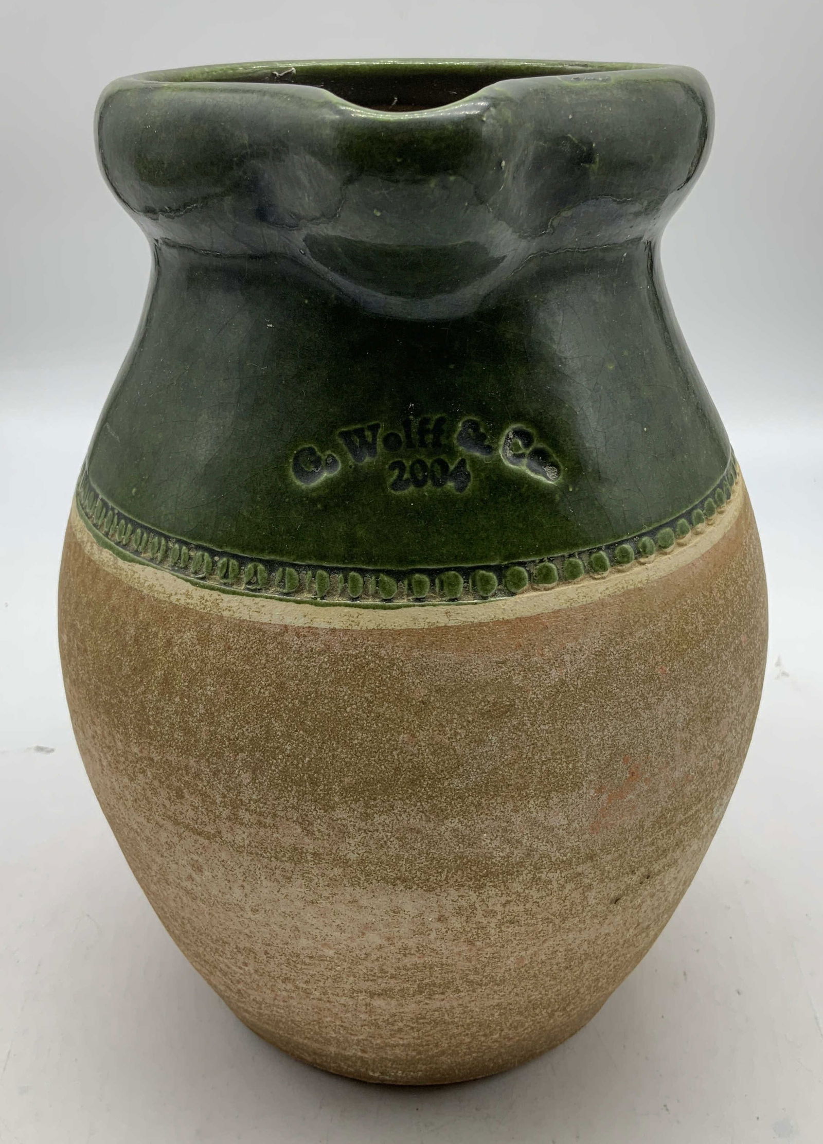 Guy Wolff & Co. 2004 Pottery Pitcher PORTUGAL (1 of 7)