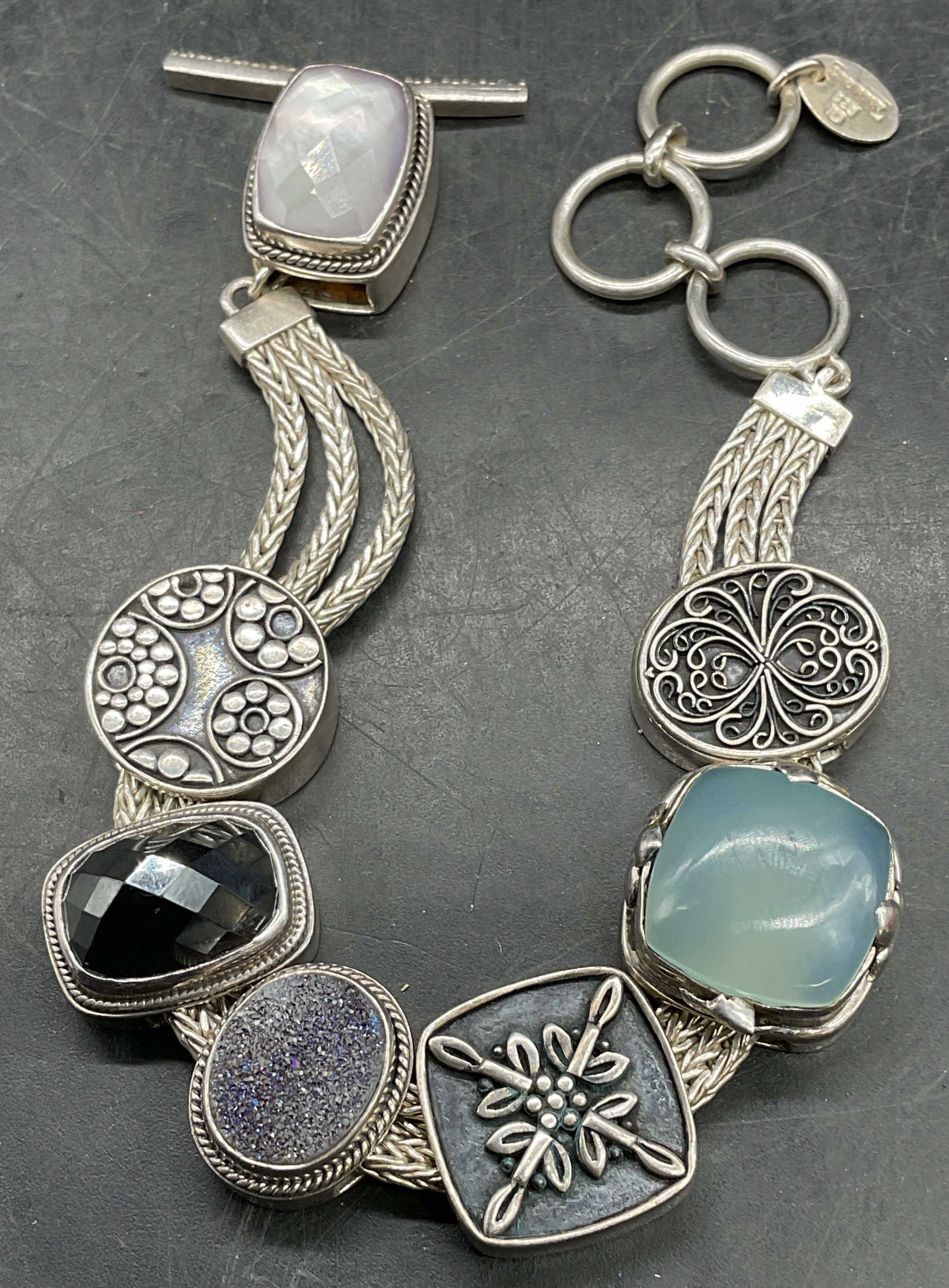 Lori Bonn Sterling Silver Semiprecious Bracelet (1 of 6)