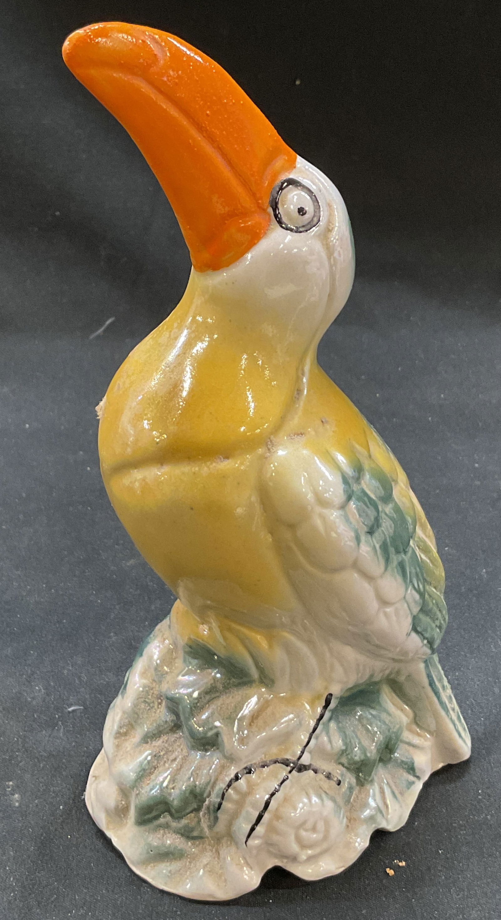 Vtg Ceramic Hand Painted Toucan Figurine Brazil (1 of 6)
