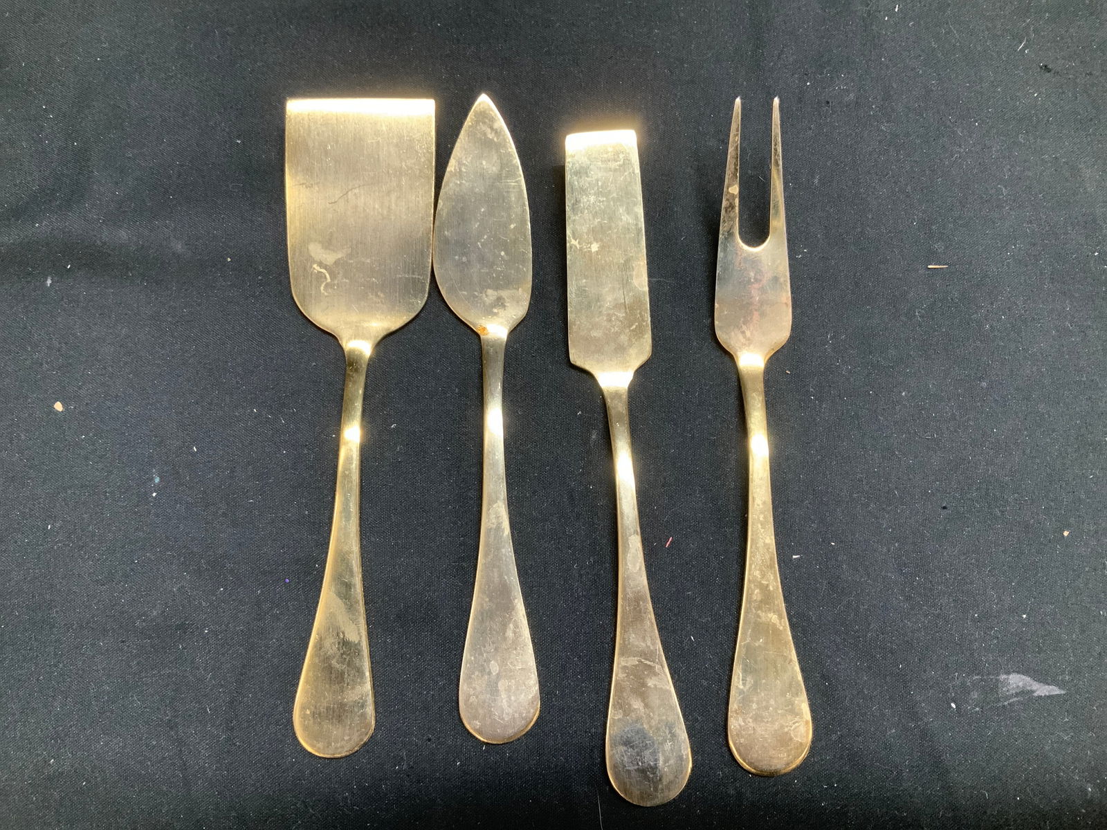 Lot 9 Gold Toned Stainless Flatware Set WEST ELM+ - 5