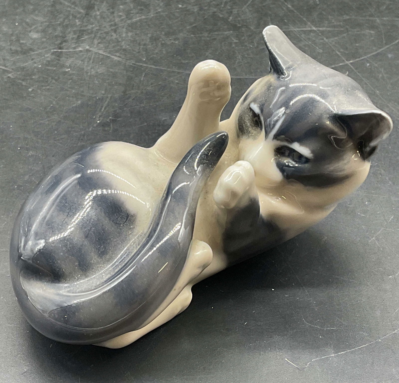 Royal Copenhagen Porcelain Cat Figurine, Denmark (1 of 6)