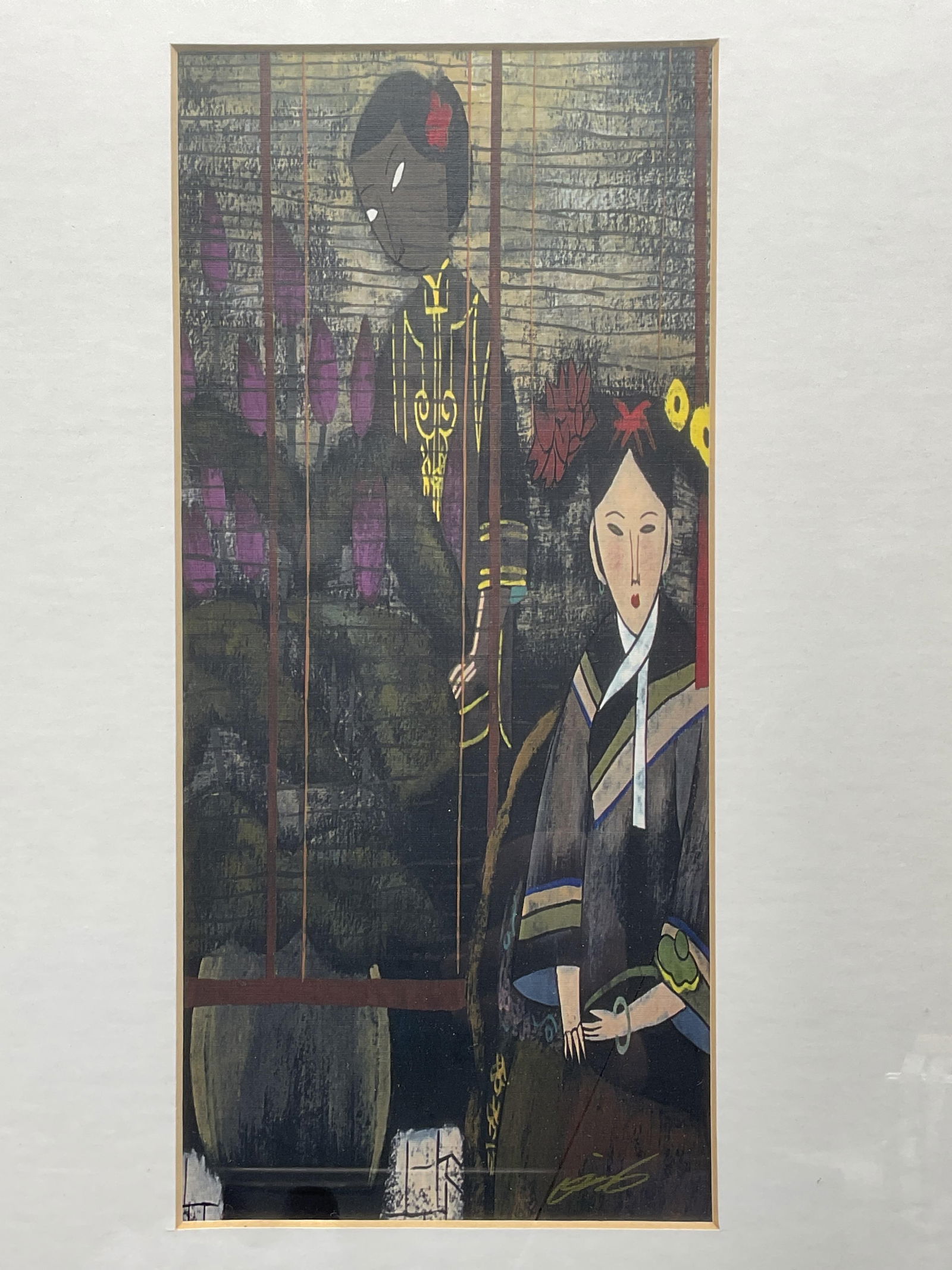 Framed Chinese Two Women Fine Art Print (1 of 6)