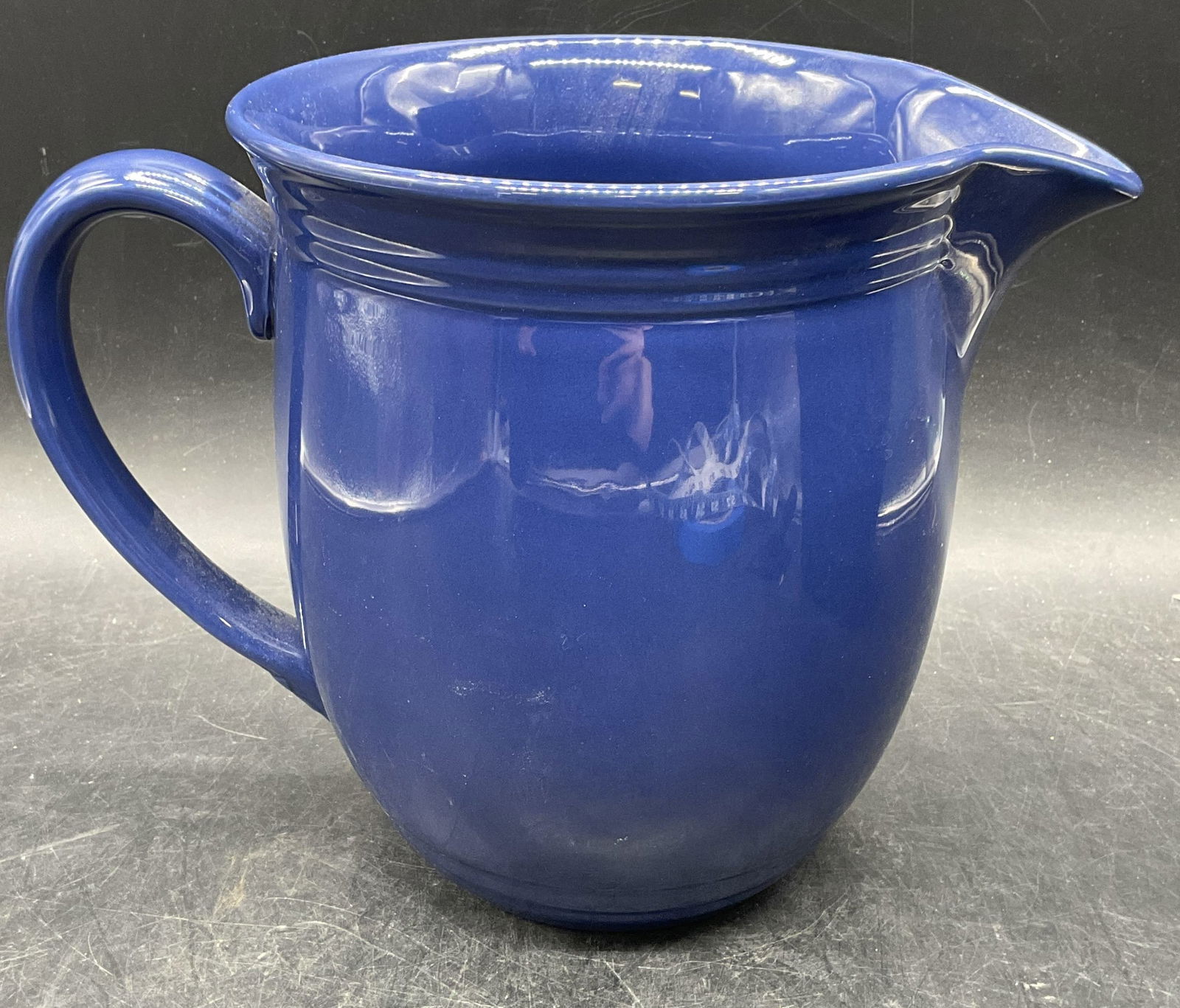 Petals Oneida Blue Floral Ceramic Pitcher (1 of 6)