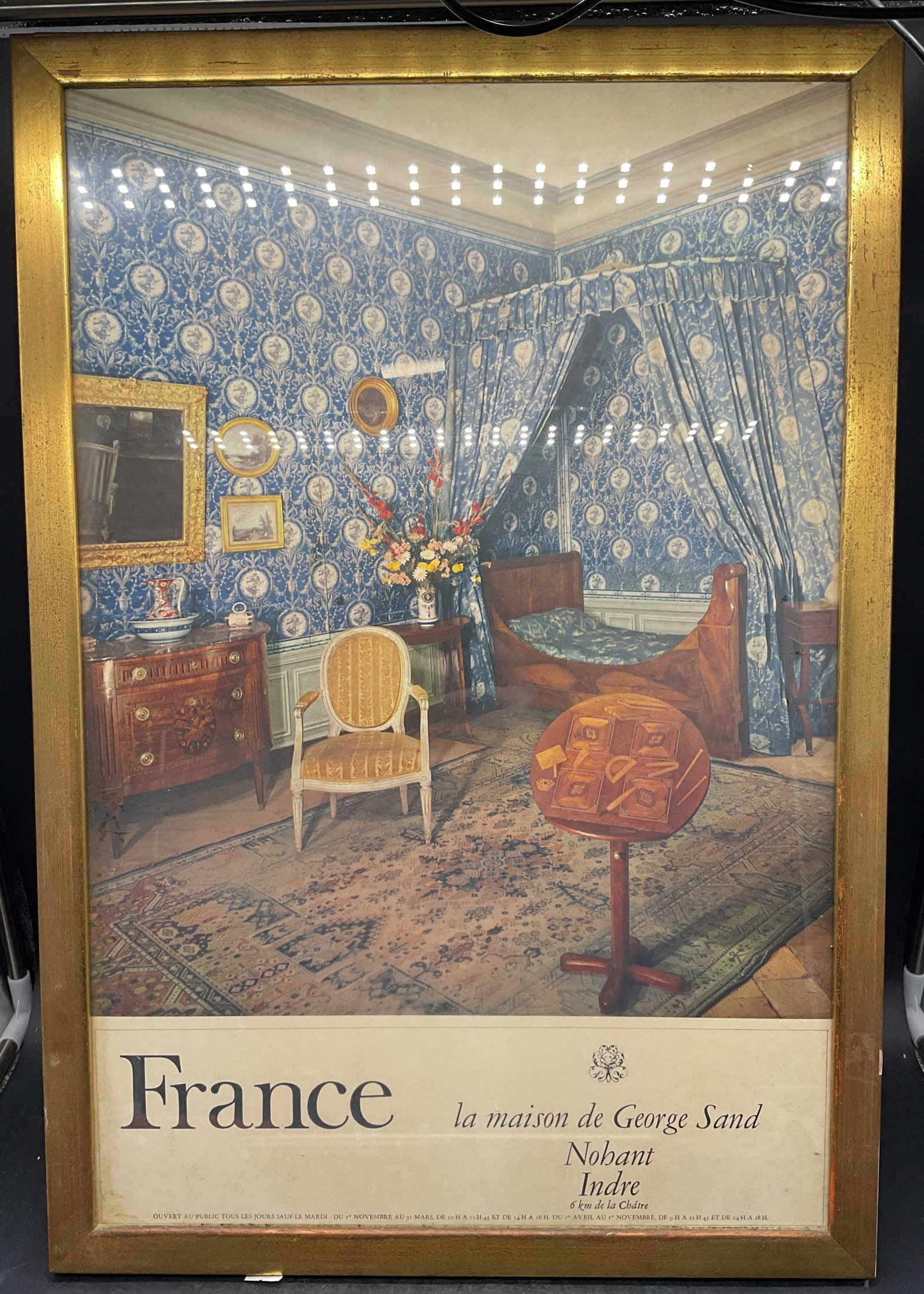 Framed George Sand House French Poster 25in (1 of 6)