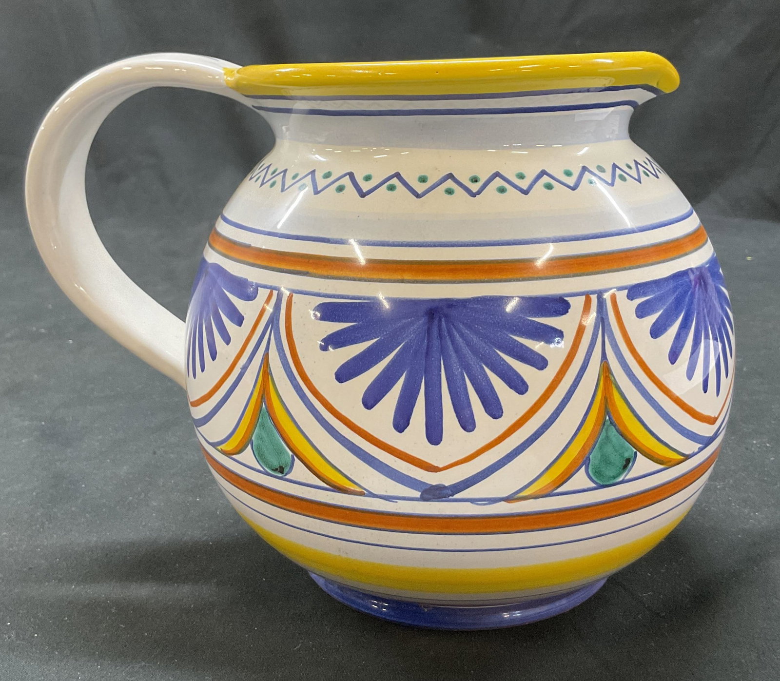 SGND Ceramica Hand Painted Ceramic Pitcher Italy (1 of 10)