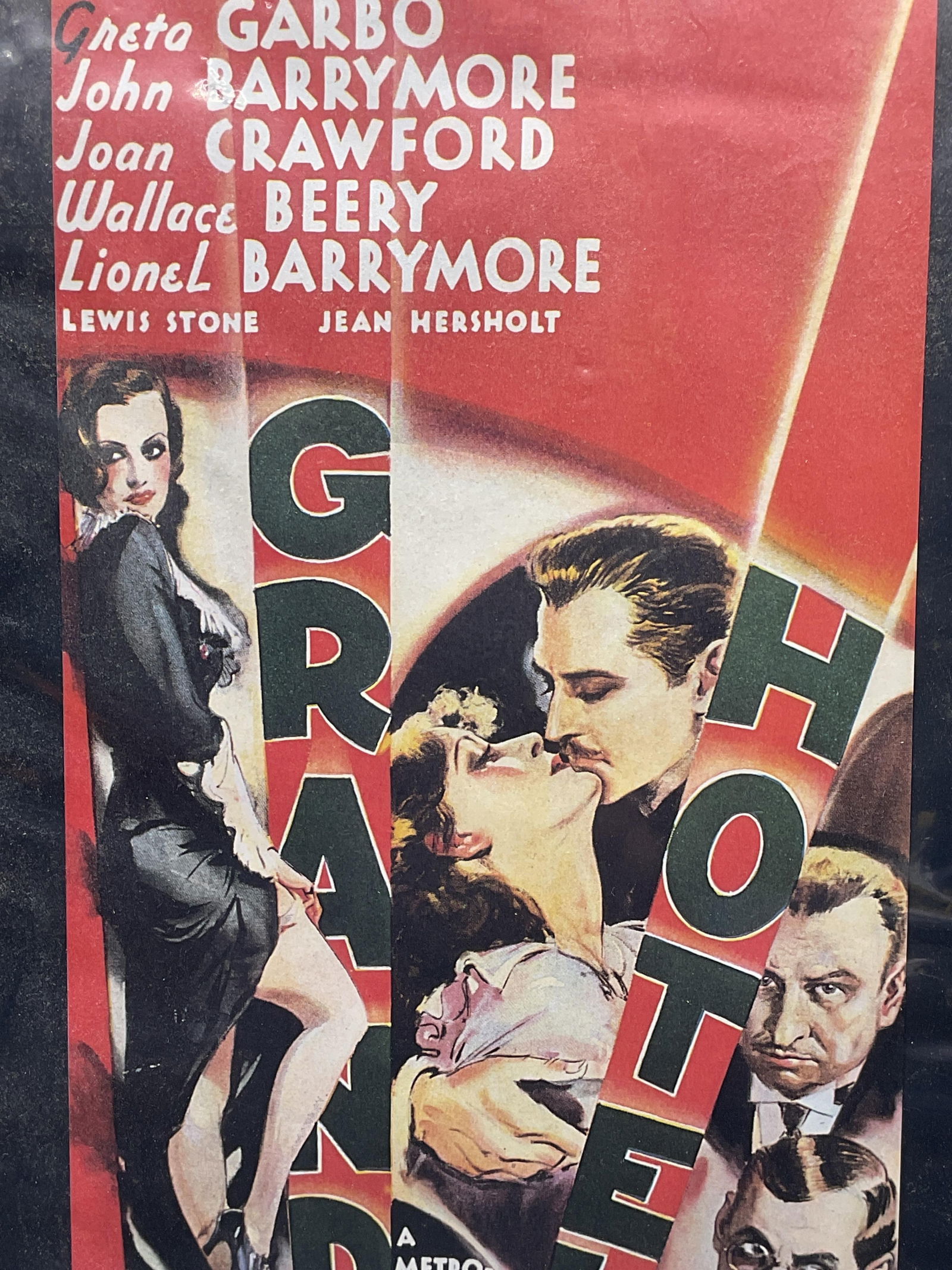 Grand Hotel, Garbo, Barrymore, Crawford Poster (1 of 6)