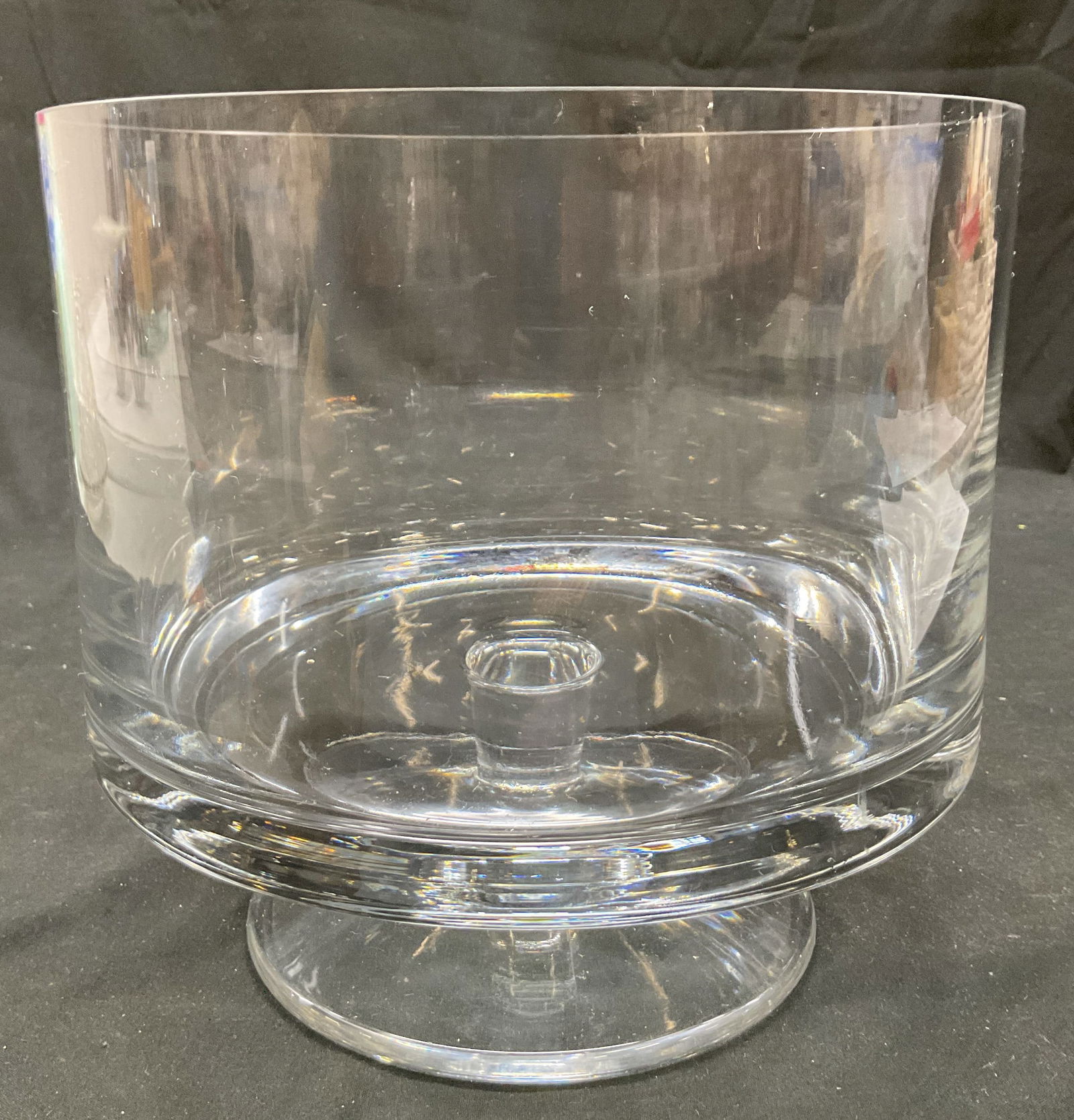 Vintage Glass Trifle Footed Pedestal Bowl (1 of 8)