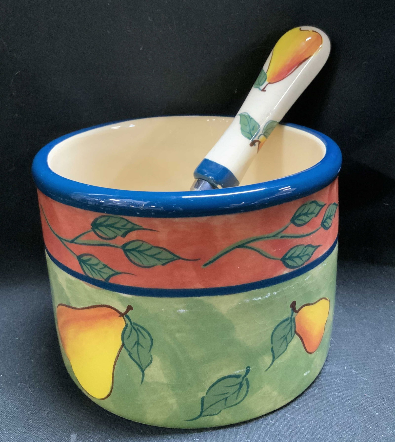 Lot 2 J McLarty Saparna Butter Tub & Butter Knife (1 of 7)