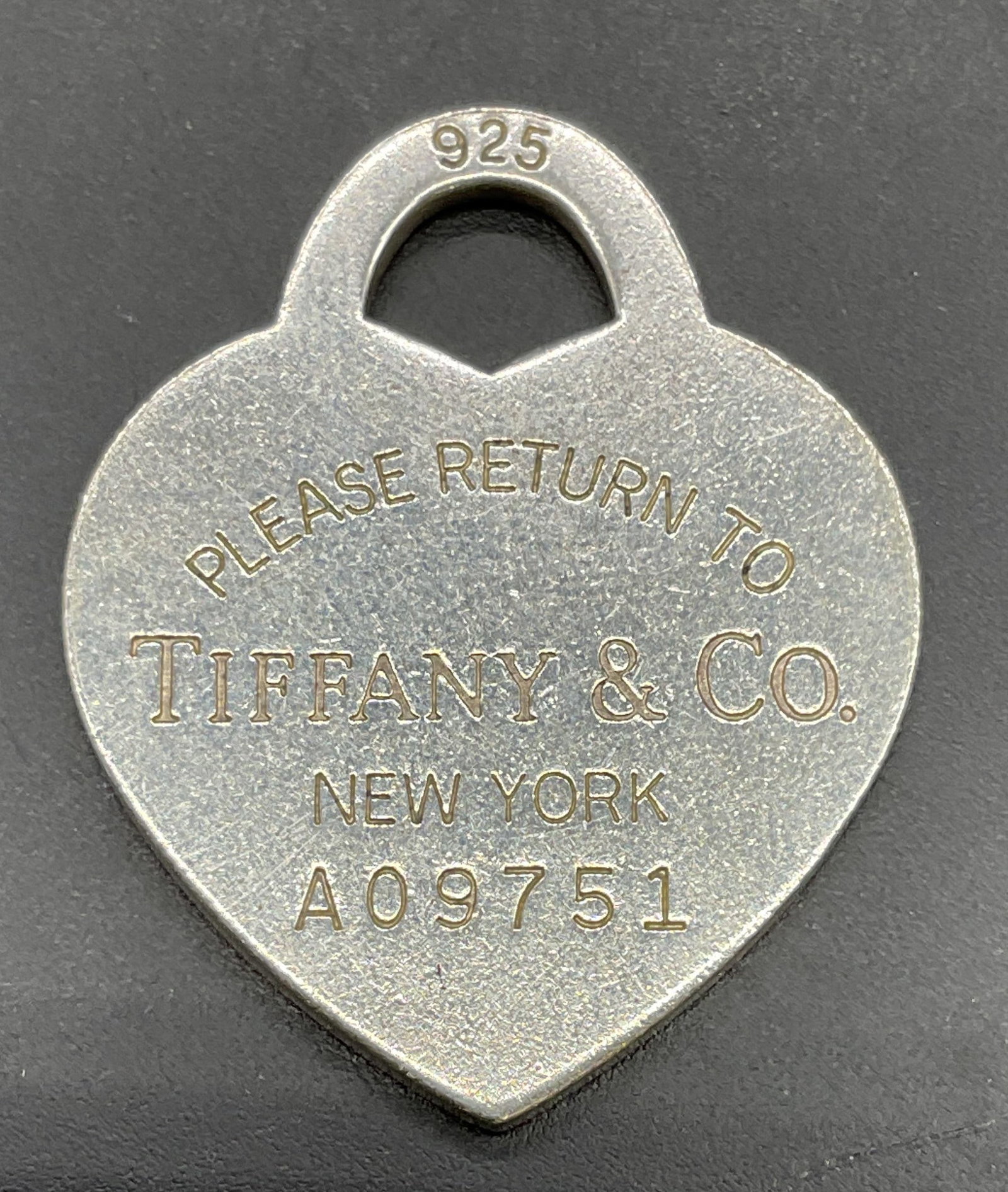 Tiffany & Co Sterling Silver Classic Heart Charm (1 of 6)