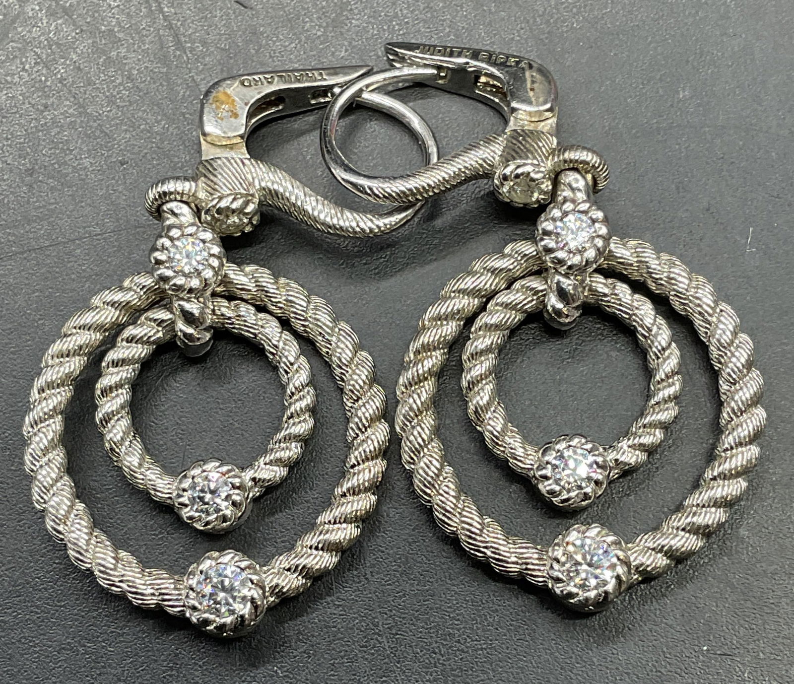 Judith Ripka Sterling Silver Semiprecious Earrings (1 of 6)