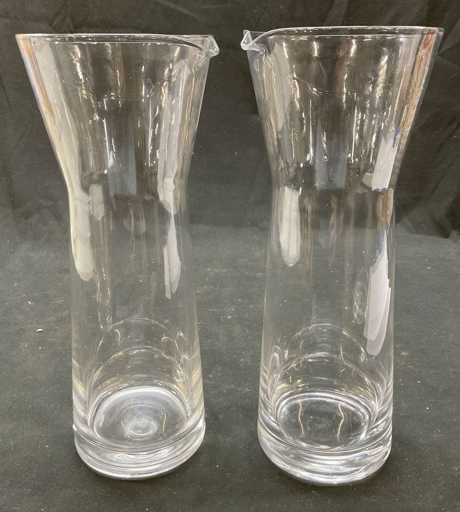 Pair Vintage Glass Water Pitchers (1 of 7)