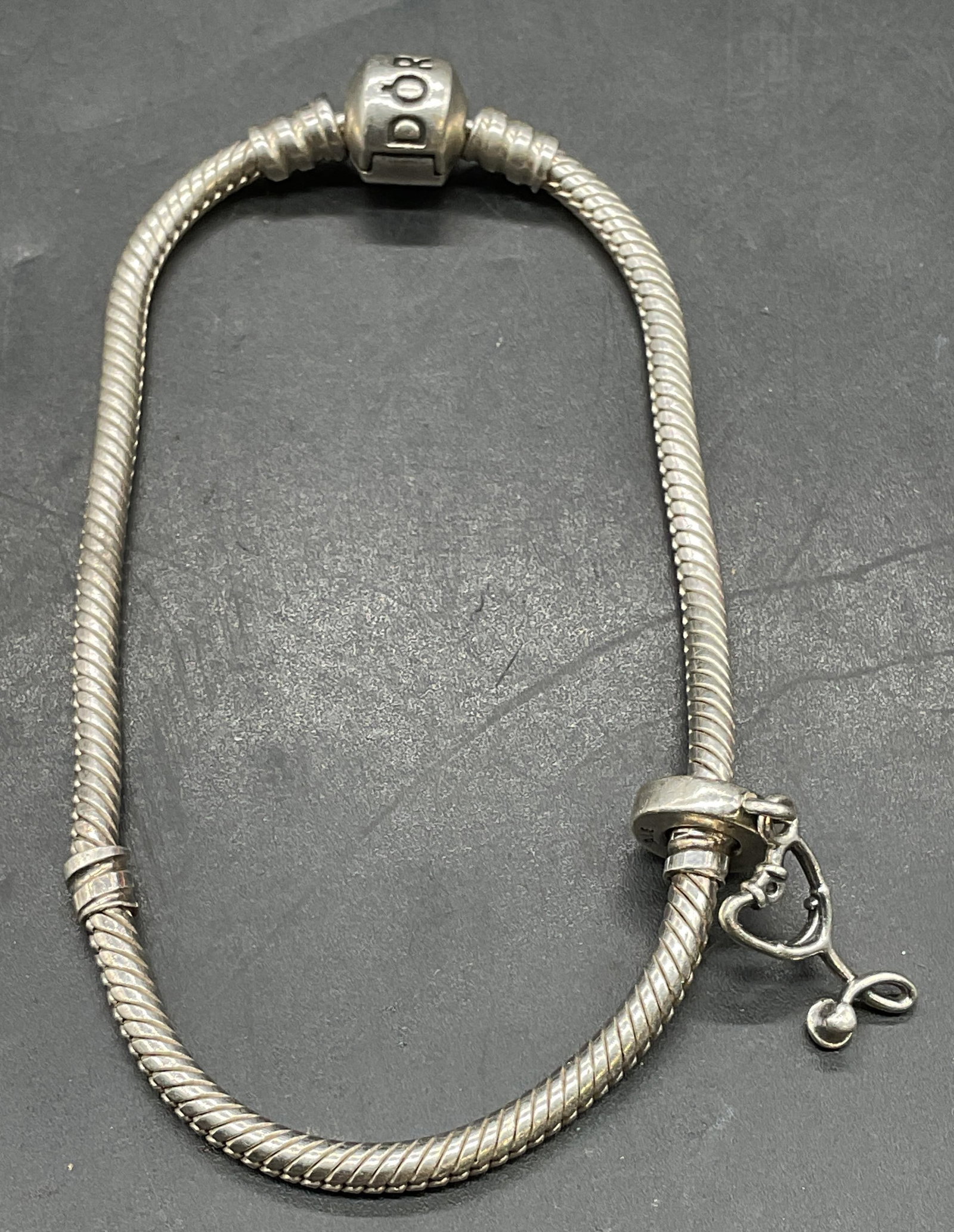 Pandora Sterling Silver Charm Bracelet (1 of 7)