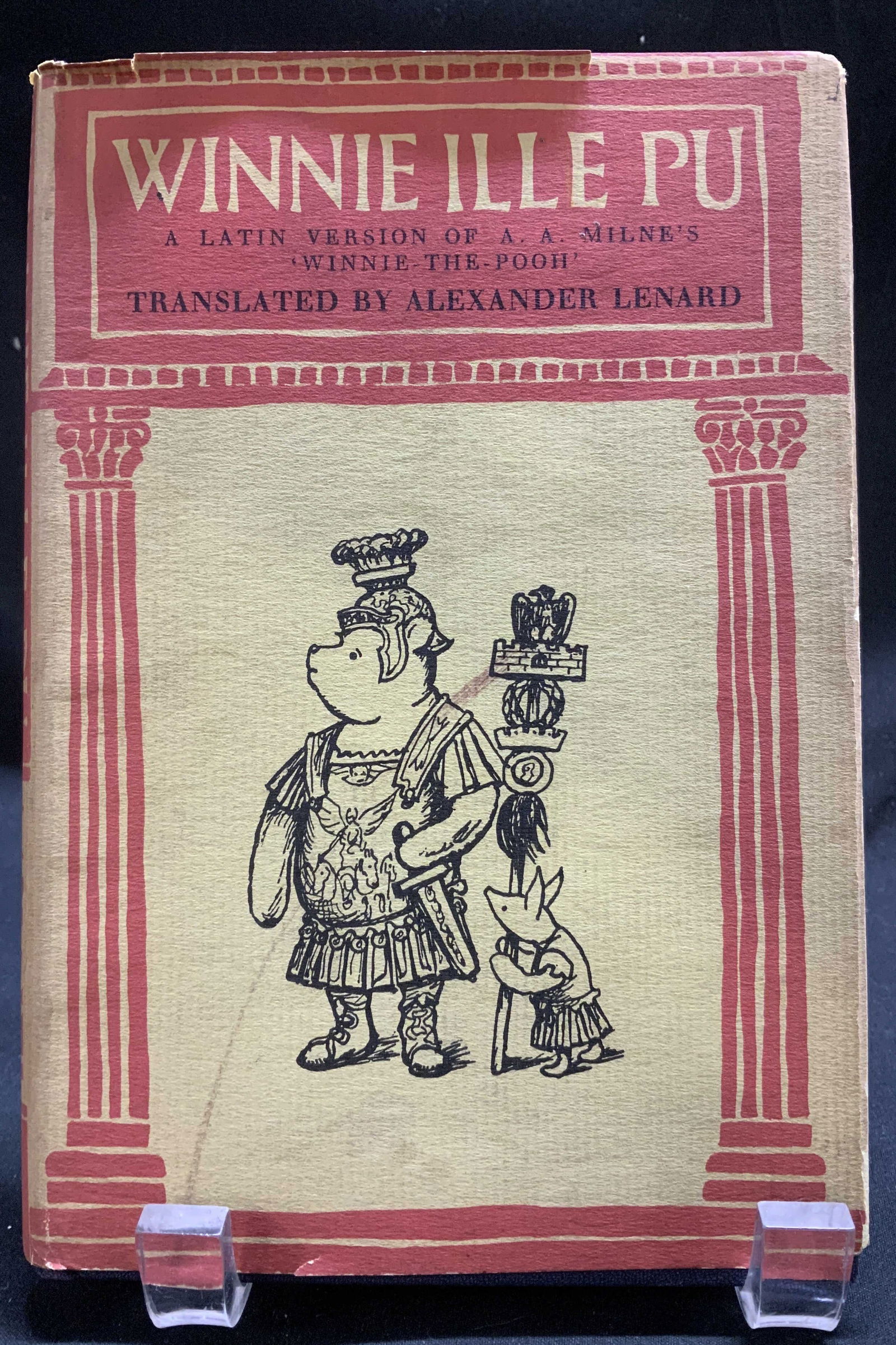 1960 Winnie Ille Pu Latin Illustrated Bk AA MILNEI: Winnie Ille Pu by A.A. Milnei. A Latin version of A.A. Milnes Winnie The Pooh. Translated by Alexander Lenard. Copyright 1960. Printed in the USA. Book features various illustrations. Surface wear con