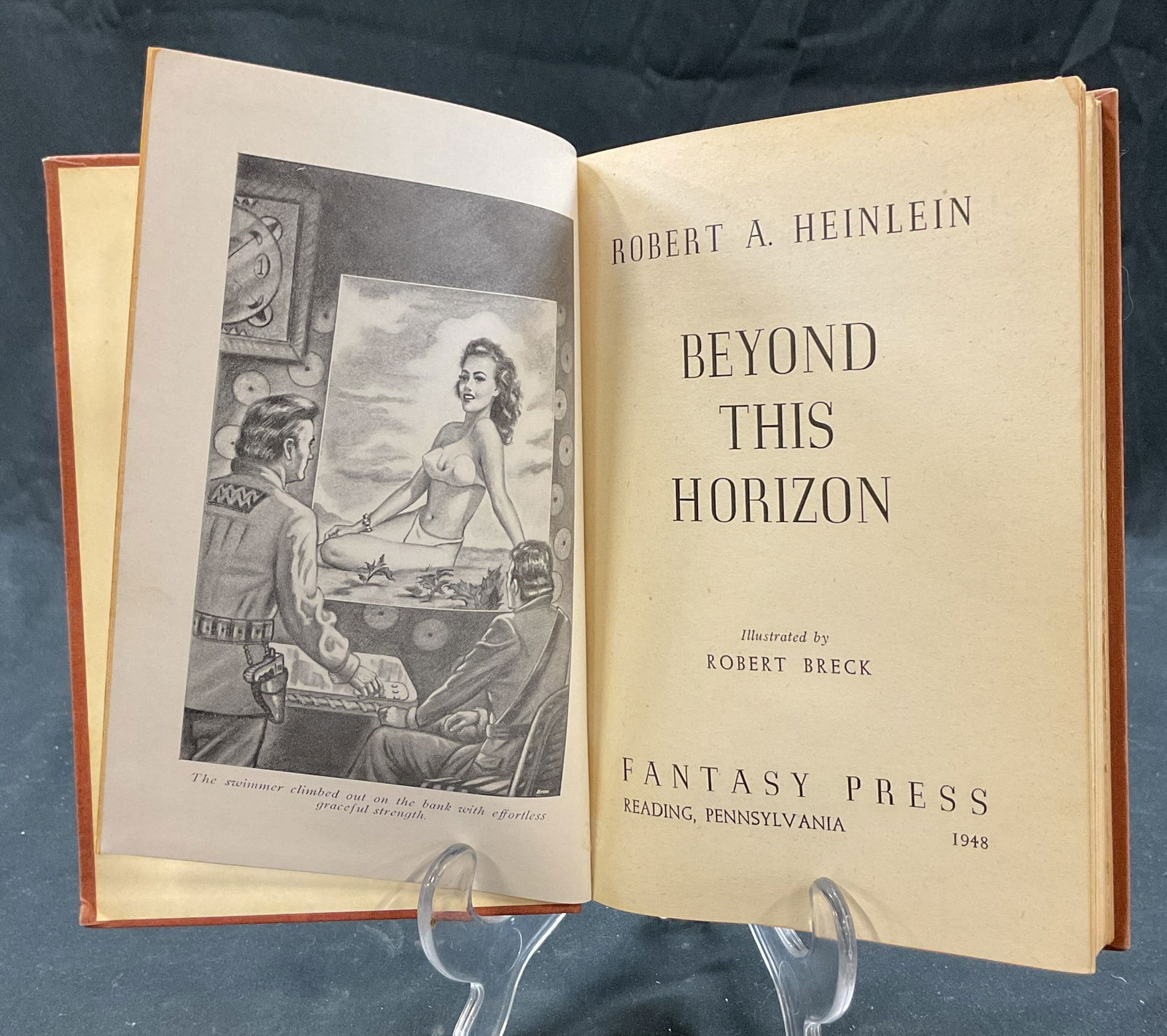 1st Ed 1948 Beyond This Horizon Heinlein Illus Bk (1 of 10)