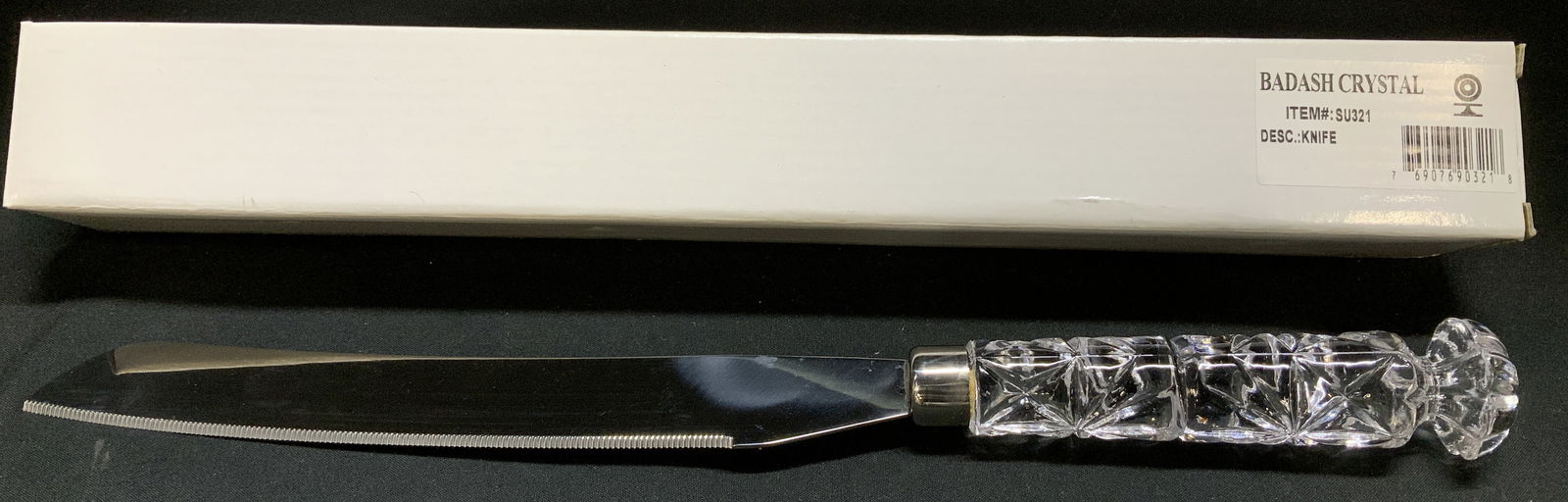 Badash Crystal & Stainless Knife W Box (1 of 6)