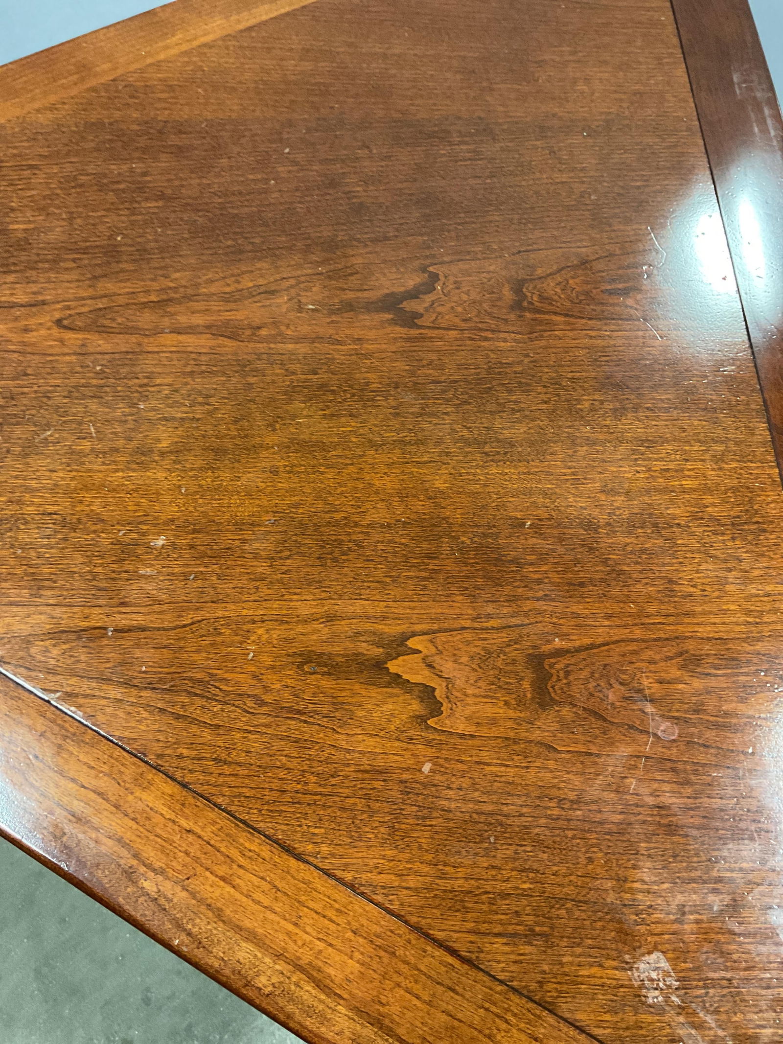 Two Toned Wood Triangular Bar Table - 7