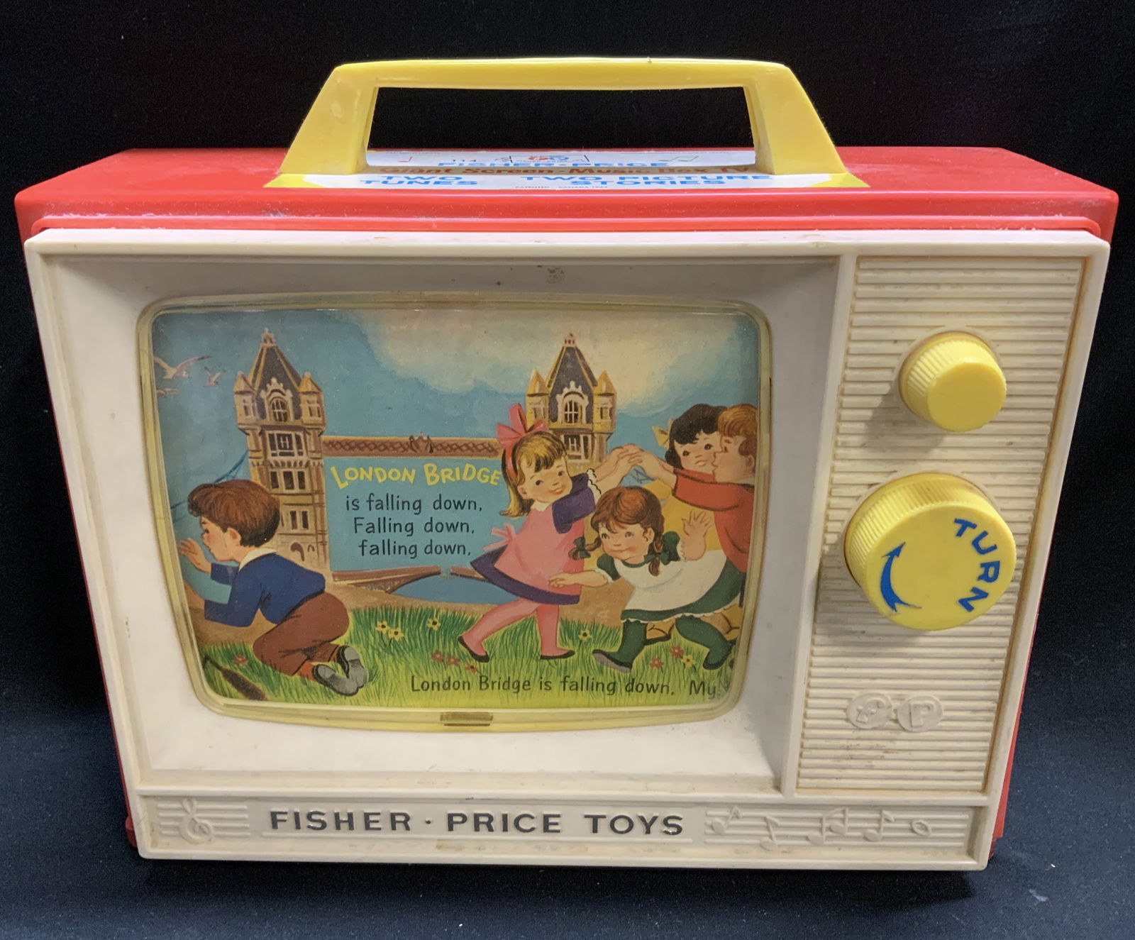 1966 Fisher Price Giant Screen Music Box Tv (1 of 6)