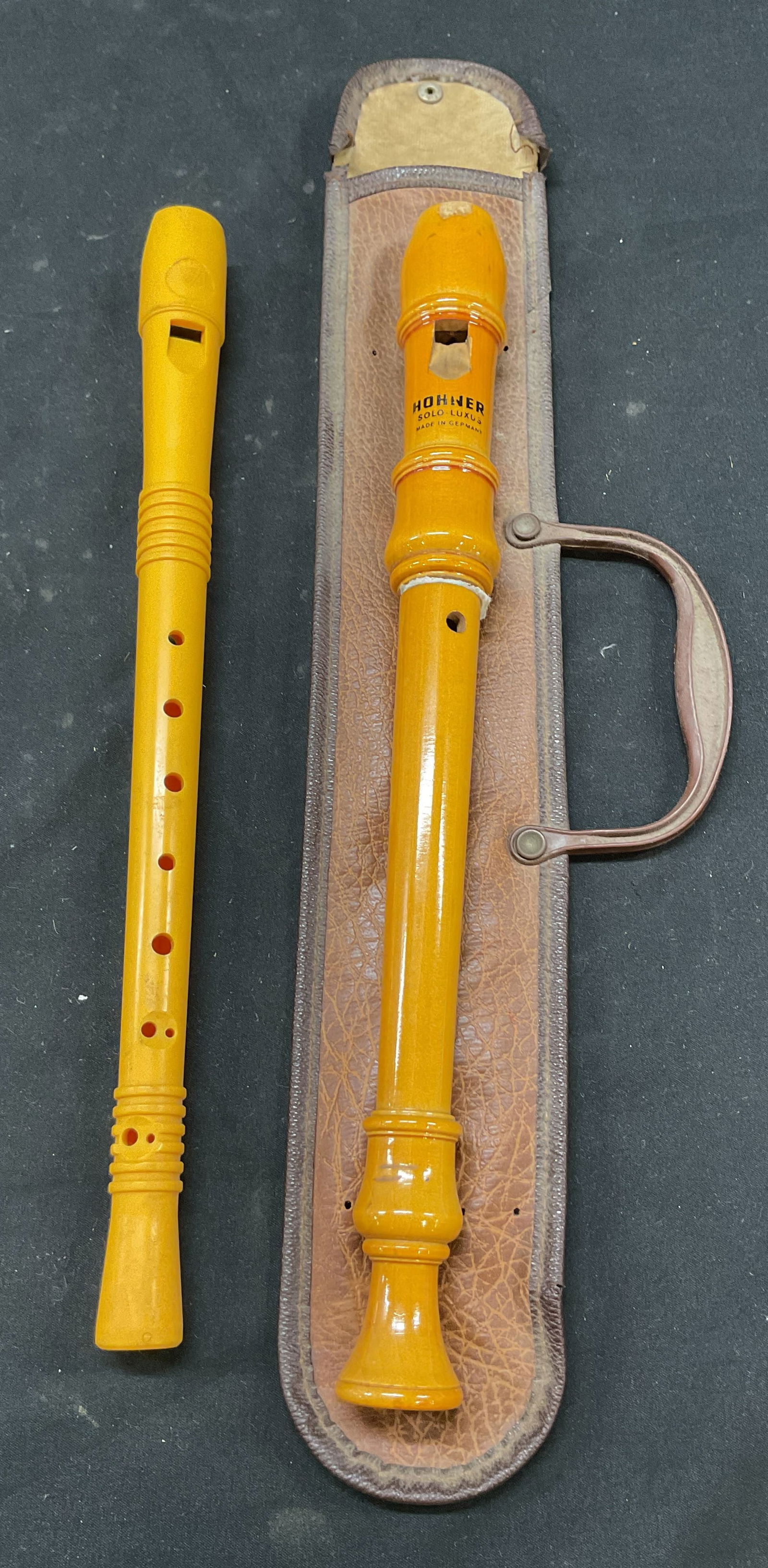 Lot2 Hohner & Comus Recorders W Case Italy Germany (1 of 15)