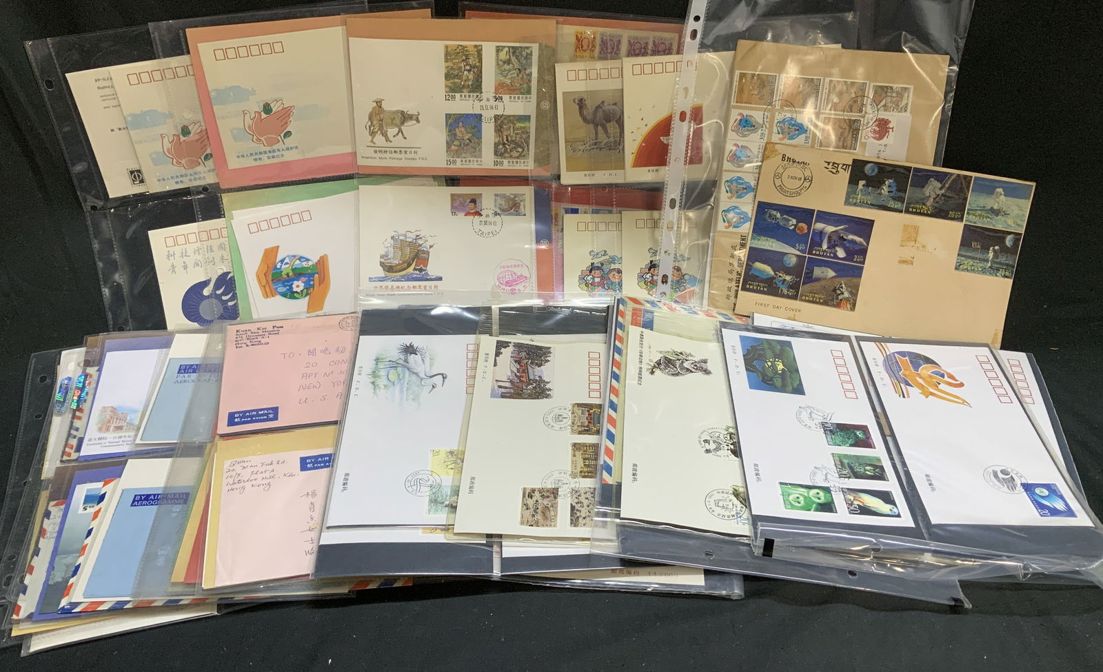 Lot 50+ Asian 1960-2000s F.D.C & Postage Stamps (1 of 13)