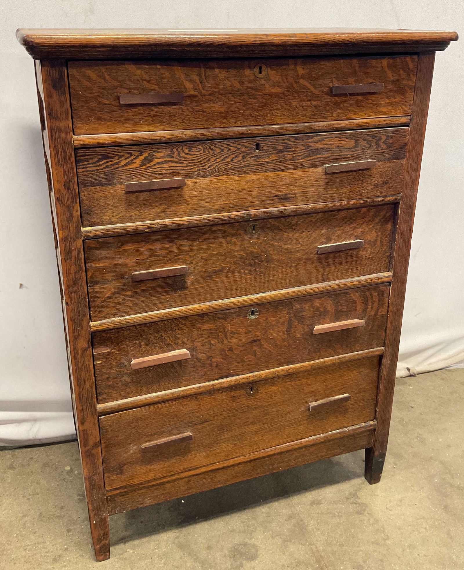 Vintage Wooden Chest Of Drawers (1 of 8)
