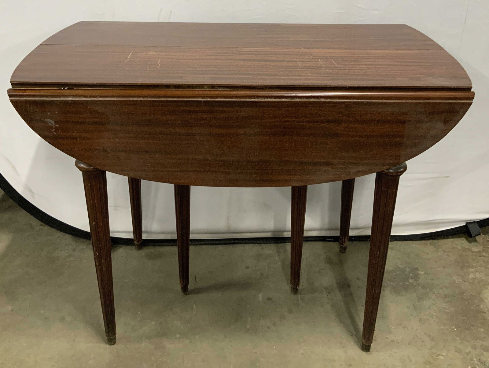 Vtg Wooden Drop Leaf Pembroke Table (1 of 6)