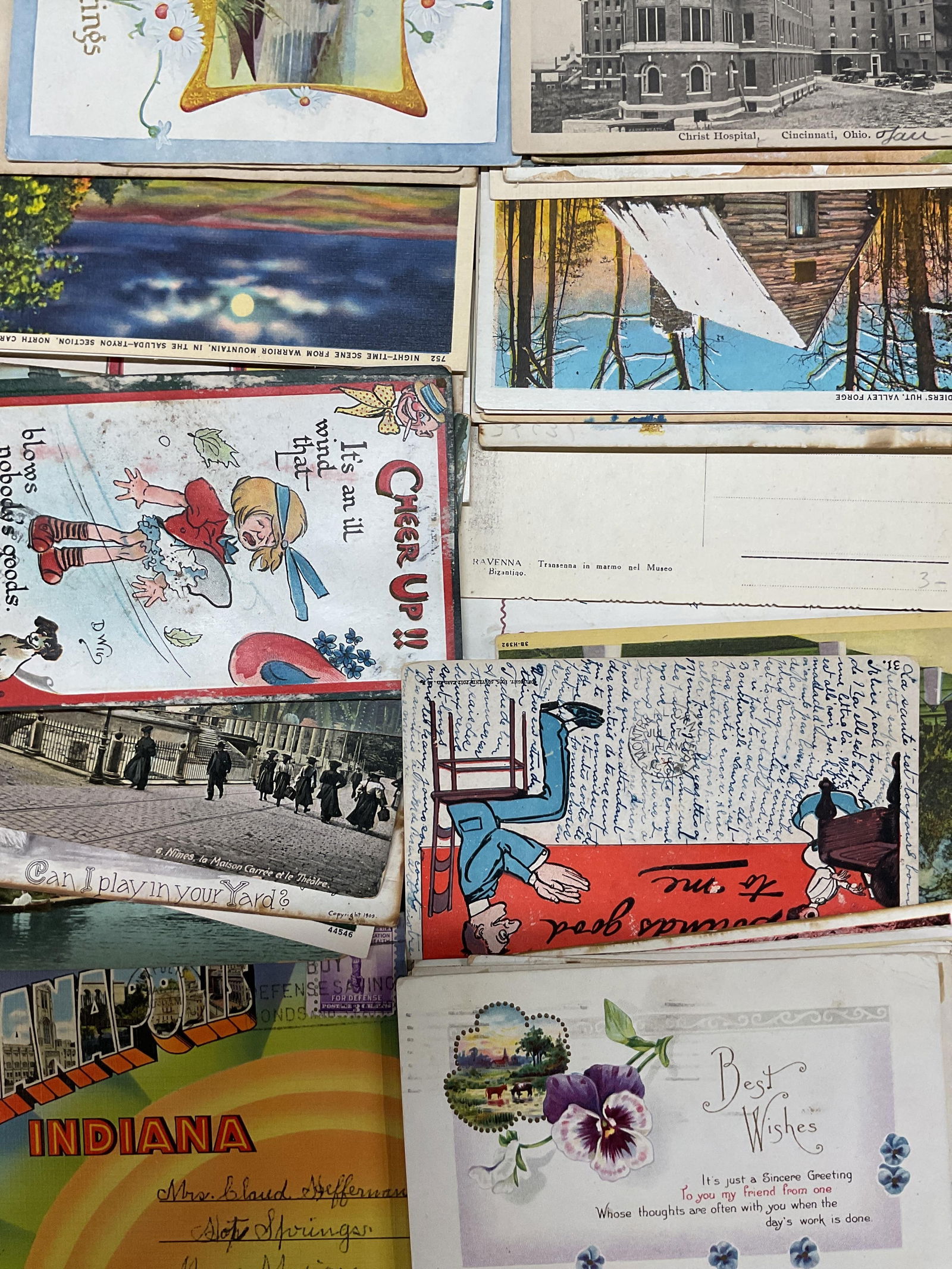 Lot 50 Assorted Vintage & Antique Postcards 1900s (1 of 11)