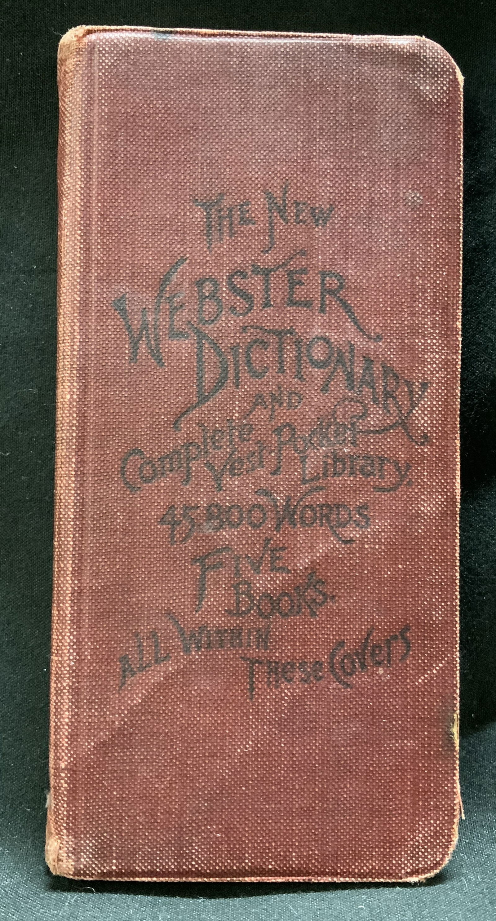 1914 New Webster Dictionary & Vest Pocket MILES (1 of 7)