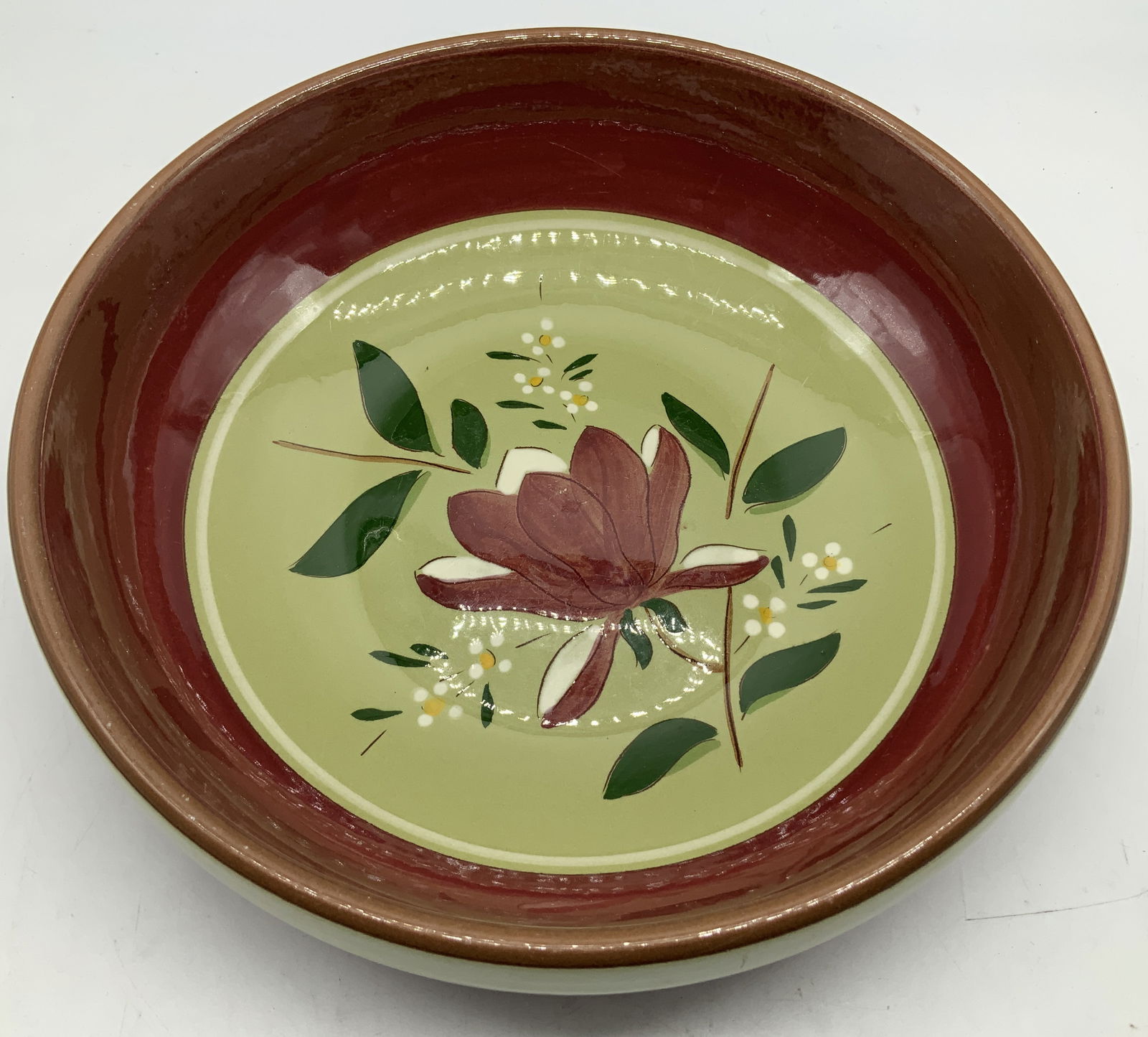 Vtg Stangl Pottery Magnolia Serving Bowl NJ USA (1 of 6)