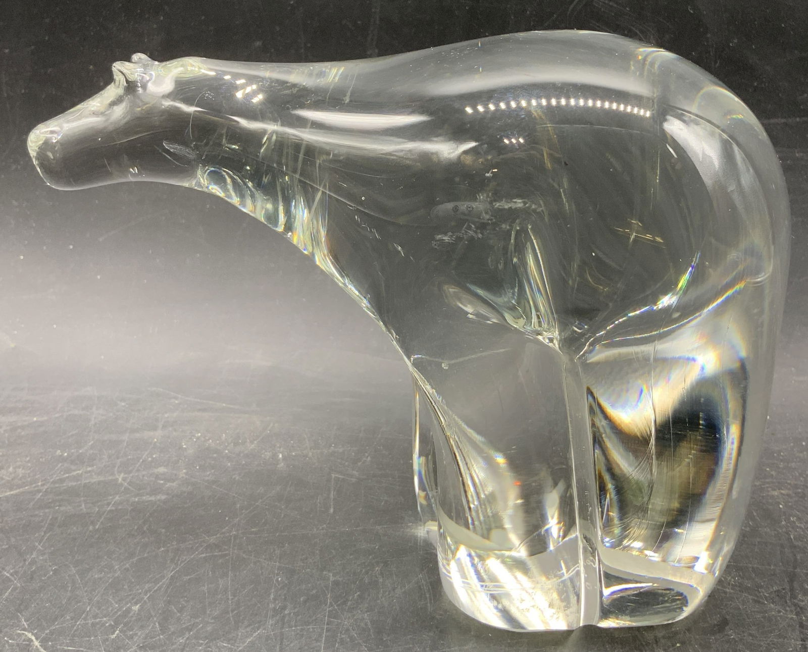 P. Crosby Studio Hippopotamus Paperweight (1 of 6)