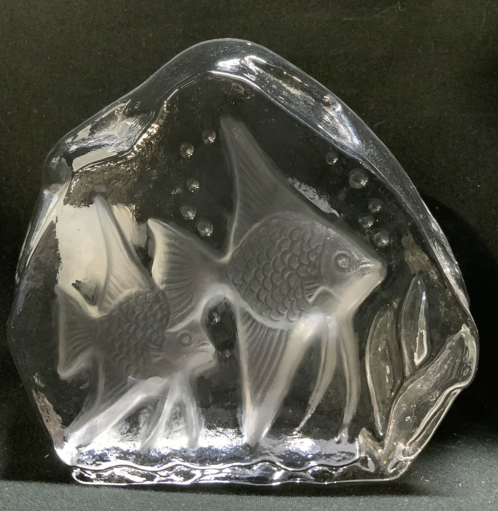 Imperatore Cristallo Double Fish Paperweight ITALY (1 of 6)