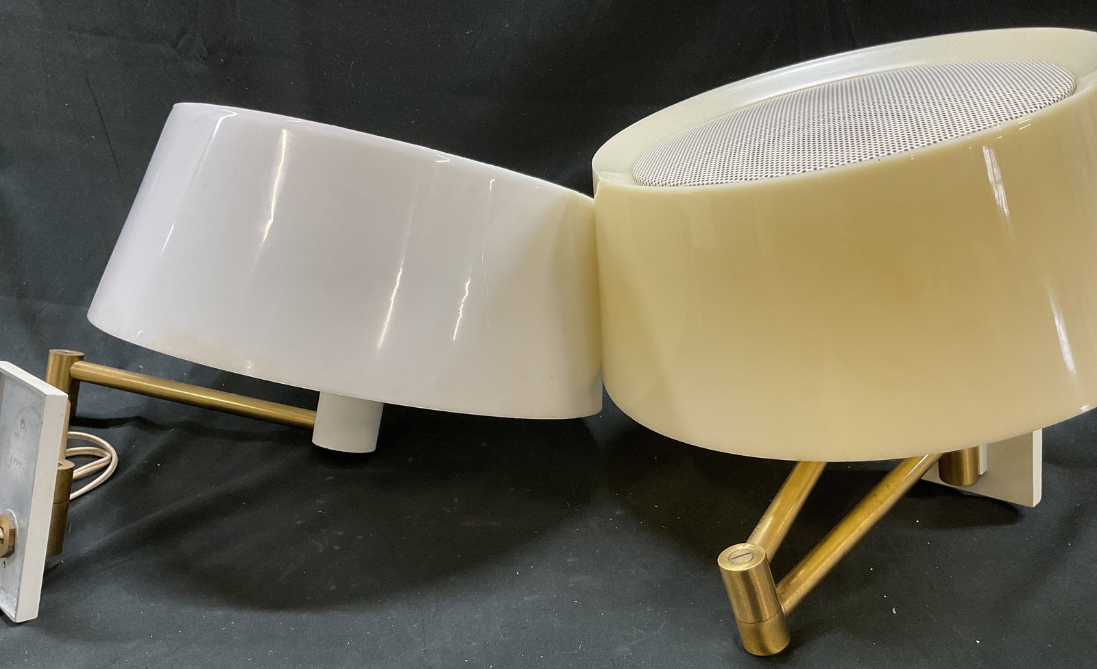 Pair Vintage Swing Arm Light Fixtures (1 of 8)